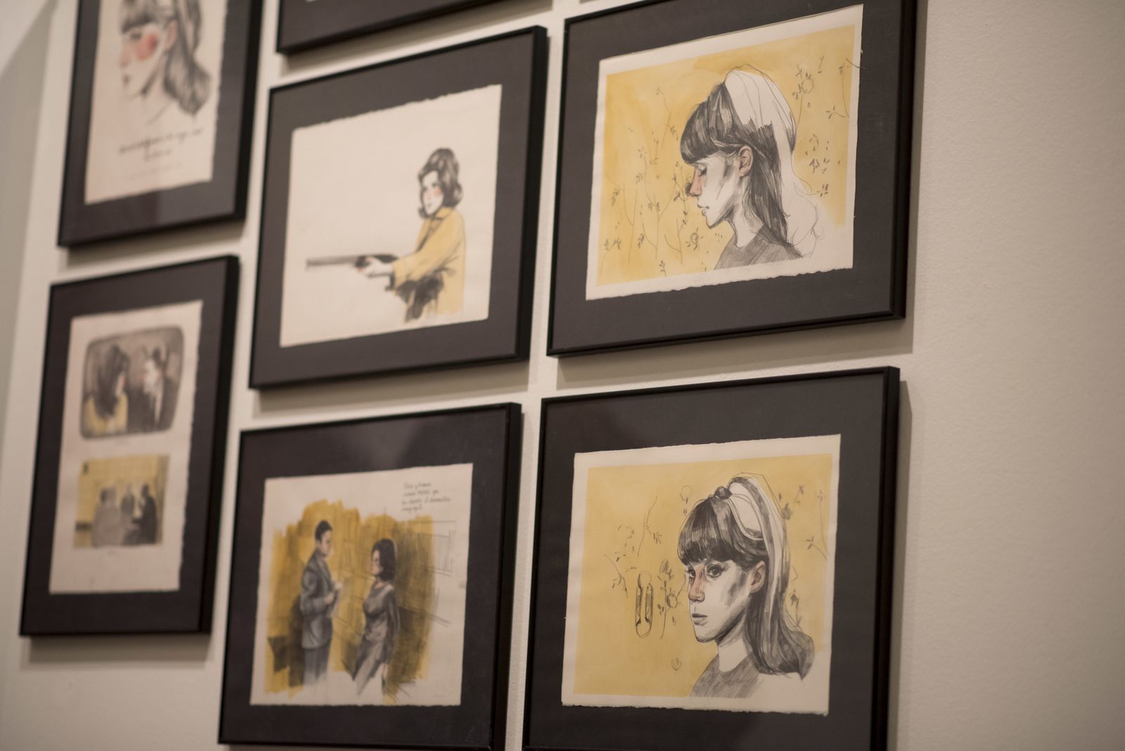 Paula Bonet inaugura su exposición sobre Truffaut en Granada