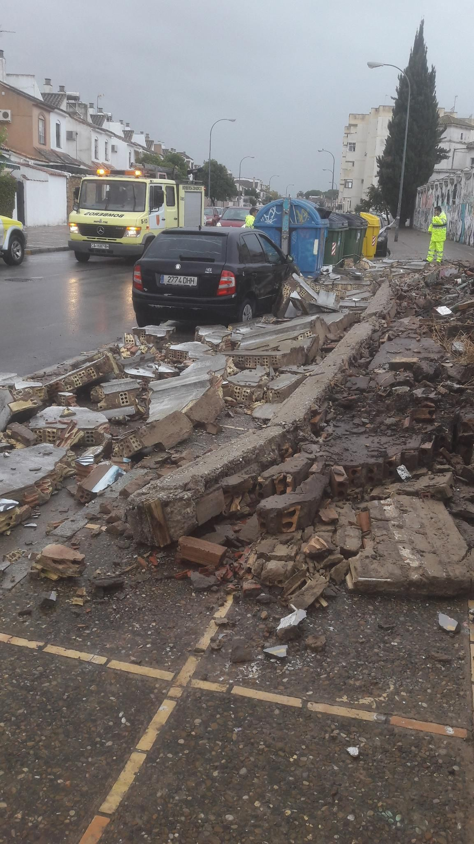 Las imágenes de los efectos del temporal