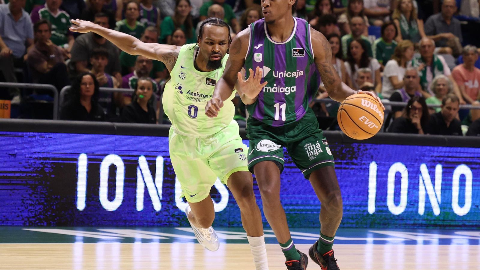 Las fotos del Unicaja-Barcelona, primer partido del play off de la Liga Endesa