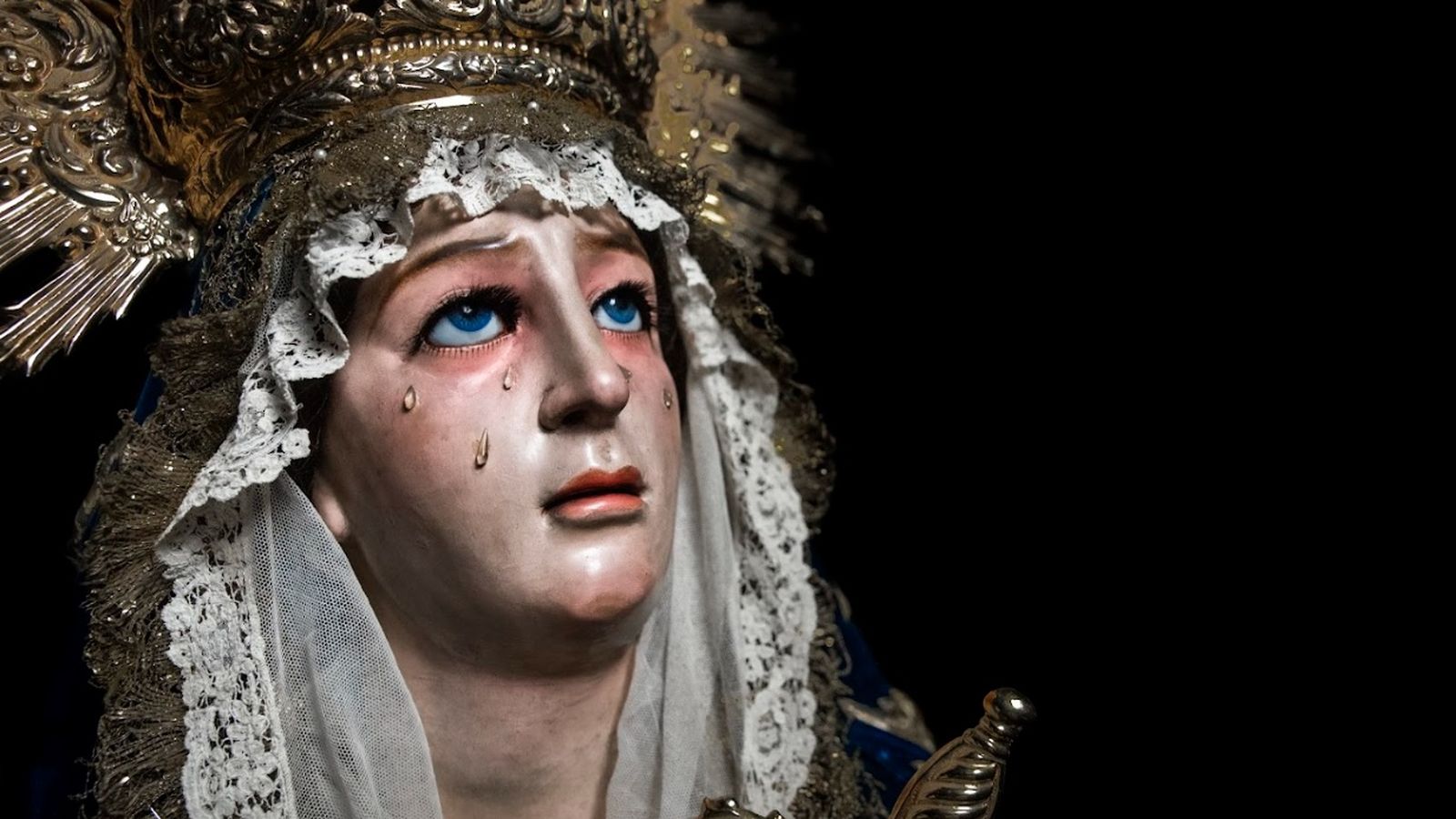 El imponente rostro decimonónico de la Virgen de los Remedios