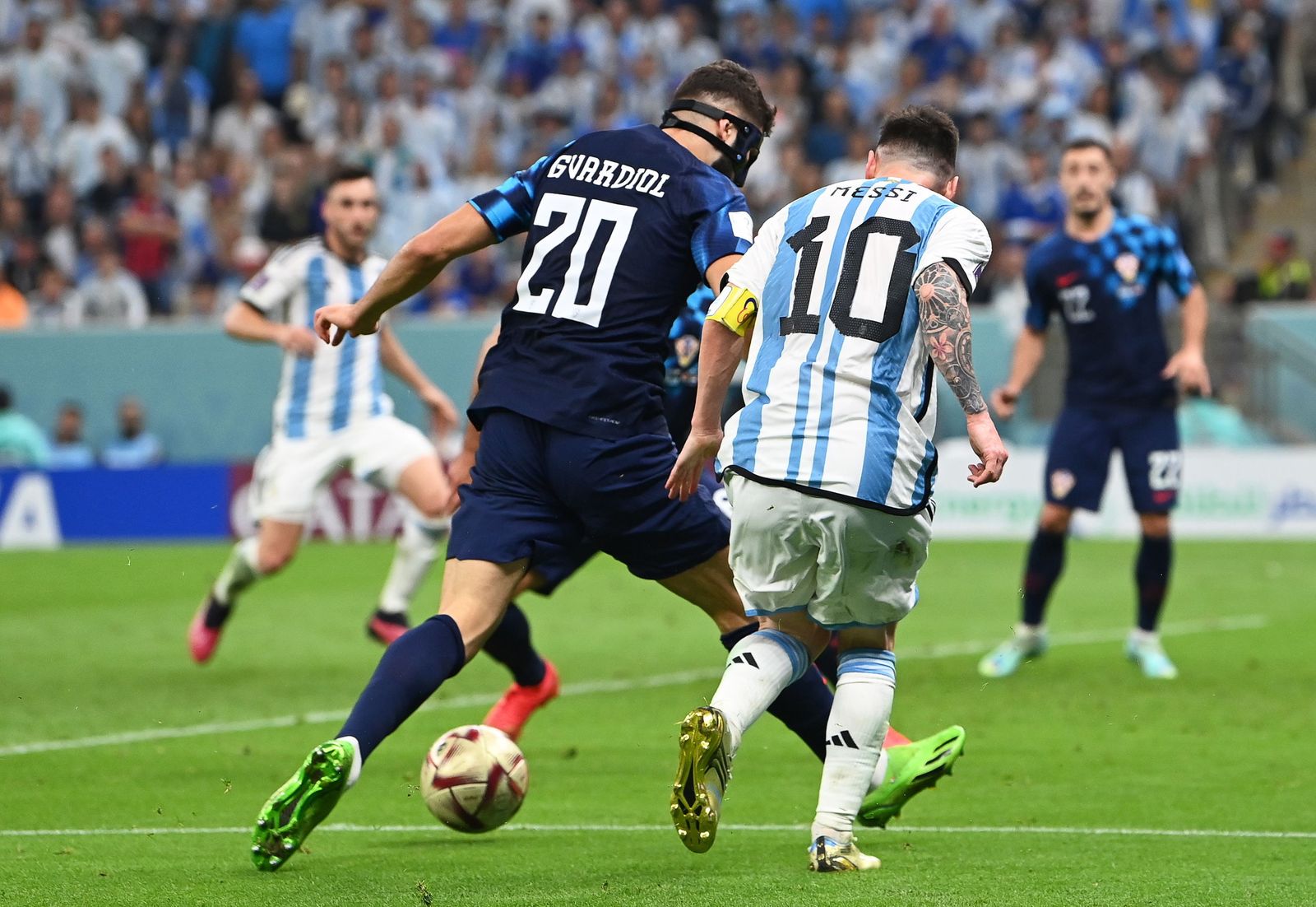 Las fotos de Messi contra Croacia