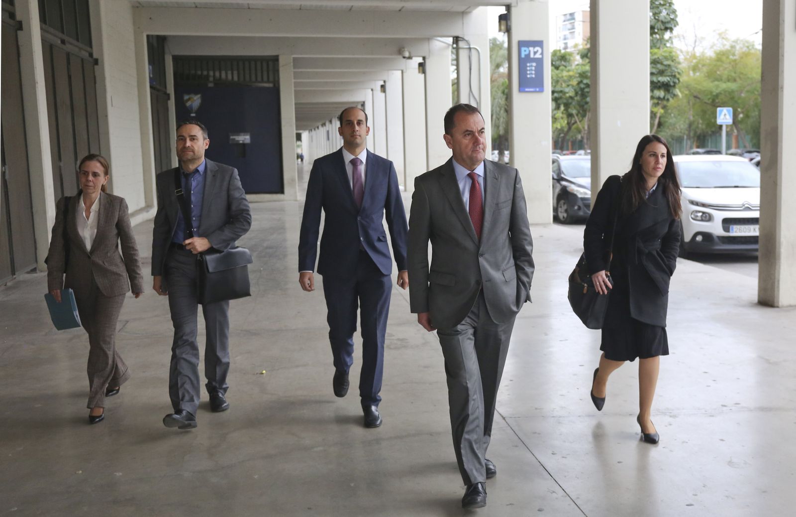 Las fotos del primer día en La Rosaleda del administrador José María Muñoz Jiménez