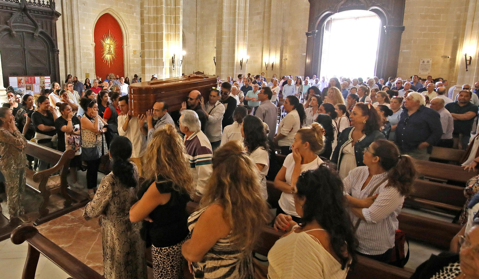 Funeral de Fernando de la Morena en Santiago