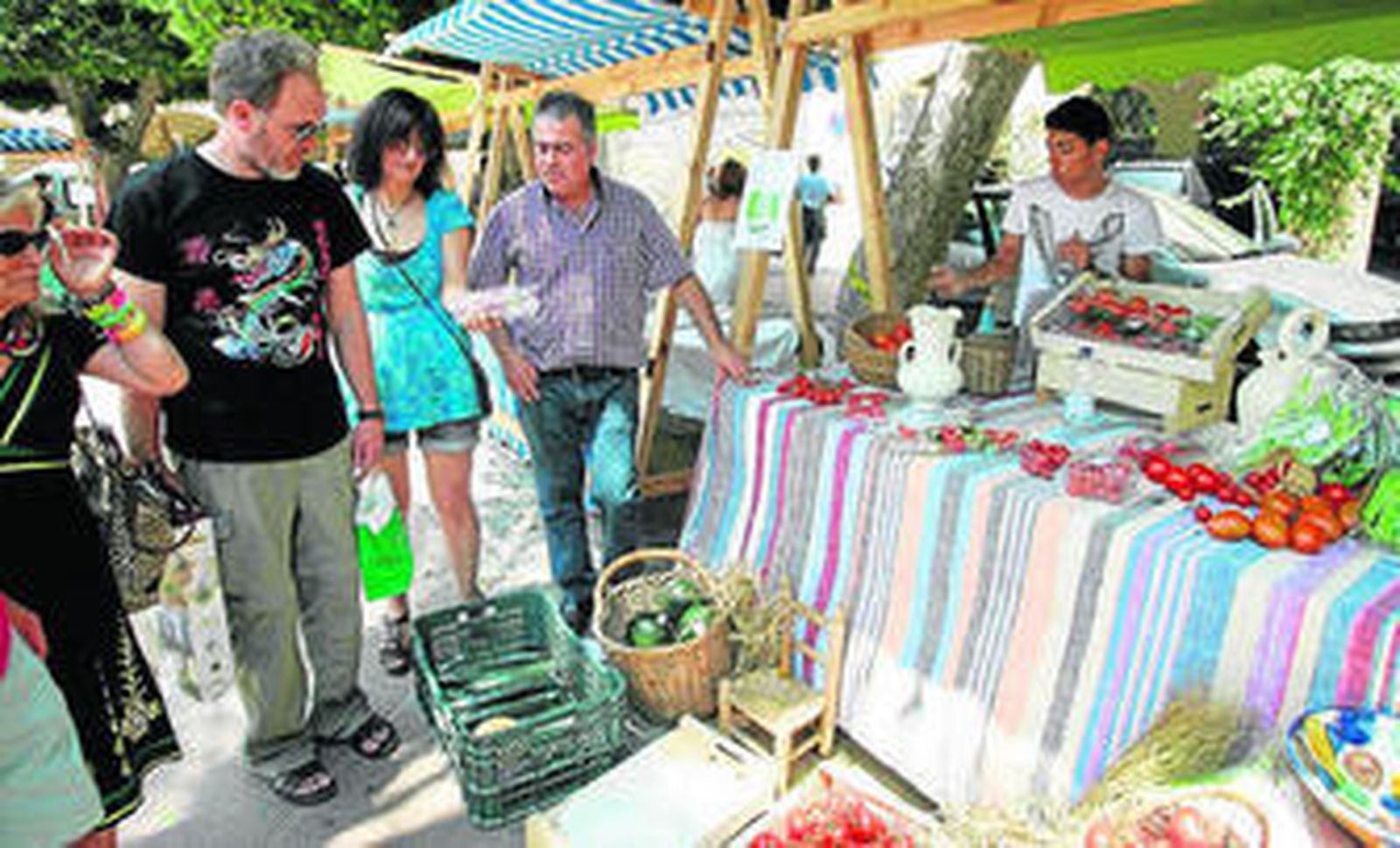 La Plaza Vieja de Almería acogió a principios del pasado mes de julio una feria de productos ecológicos.