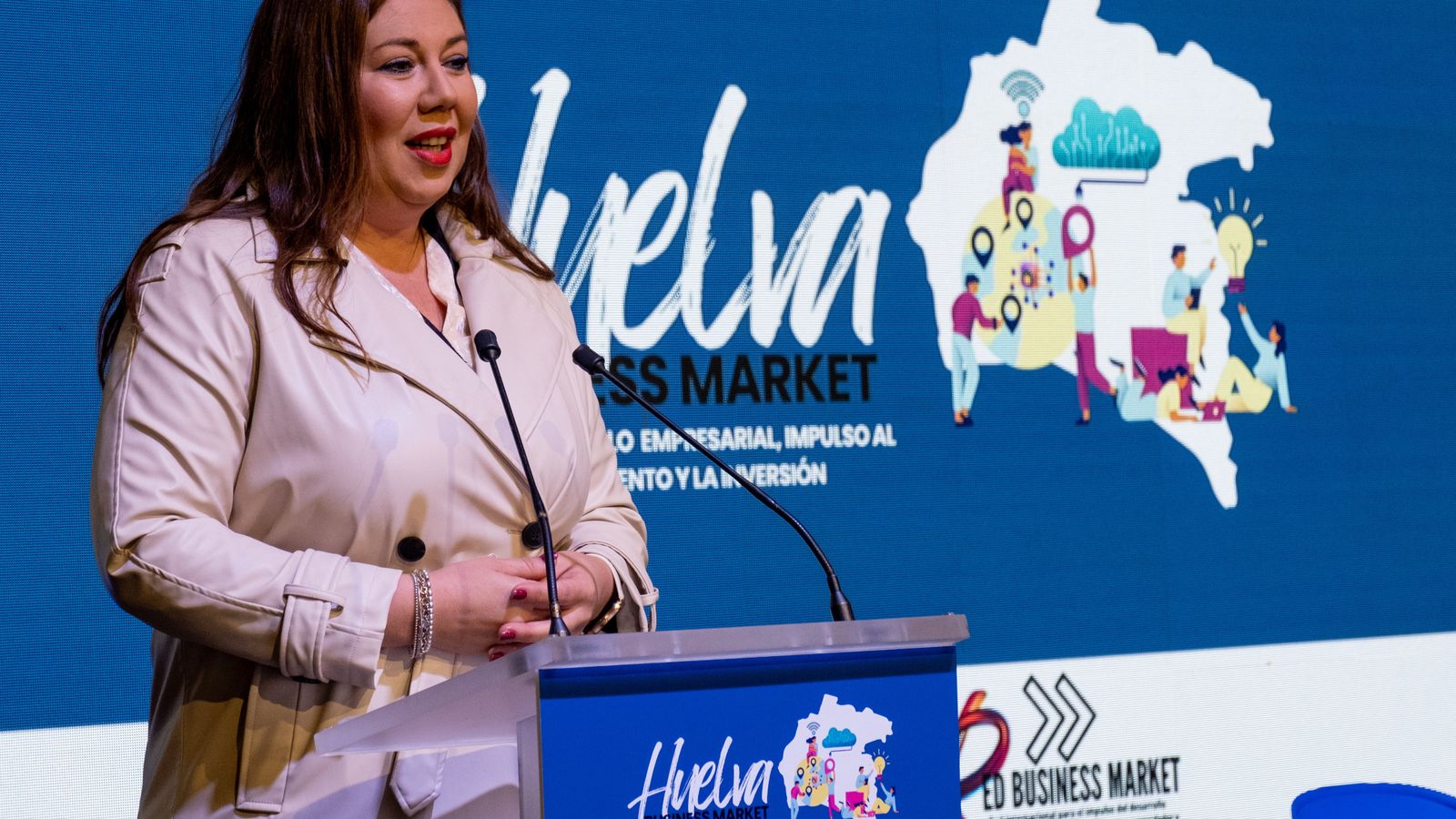 Rocío Moreno, vicepresidenta de la Diputación de Huelva.