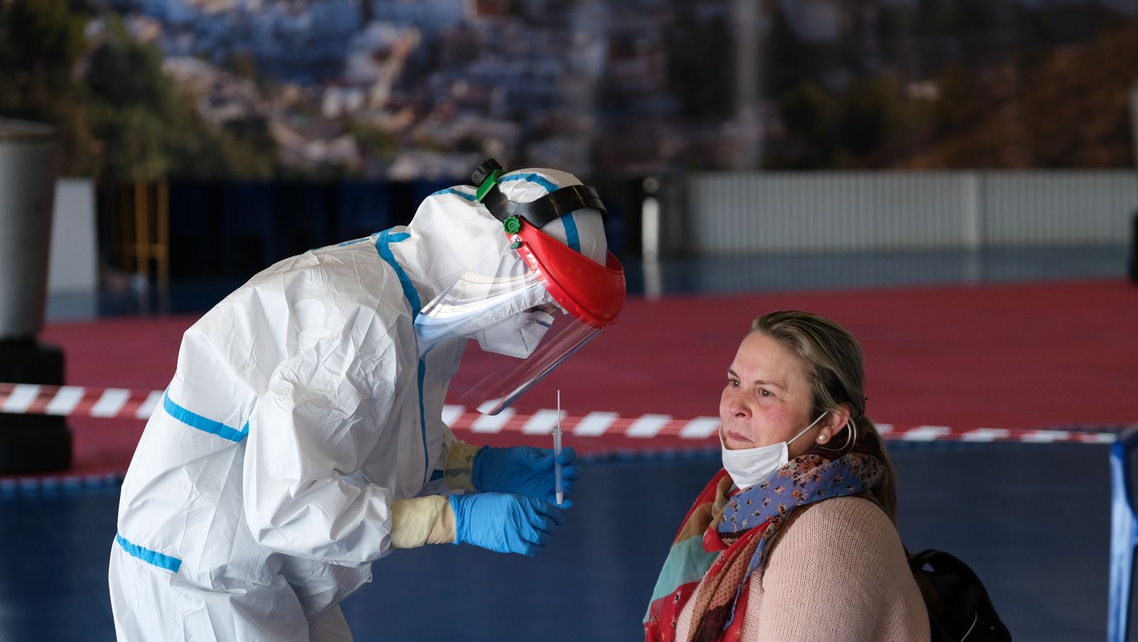 Fotogalería cribado test antígenos COVID-19 en Berja. Almería