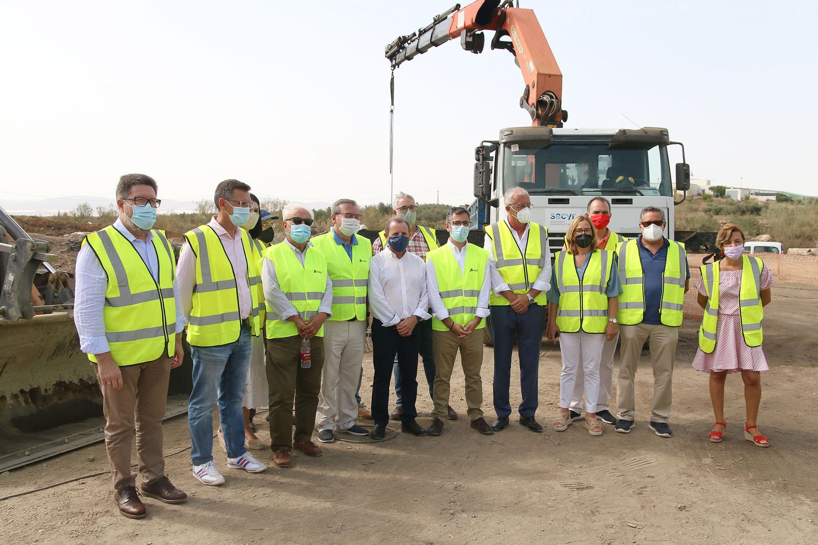 Fotogalería de la visita del ministro Félix Bolaños a las obras del AVE
