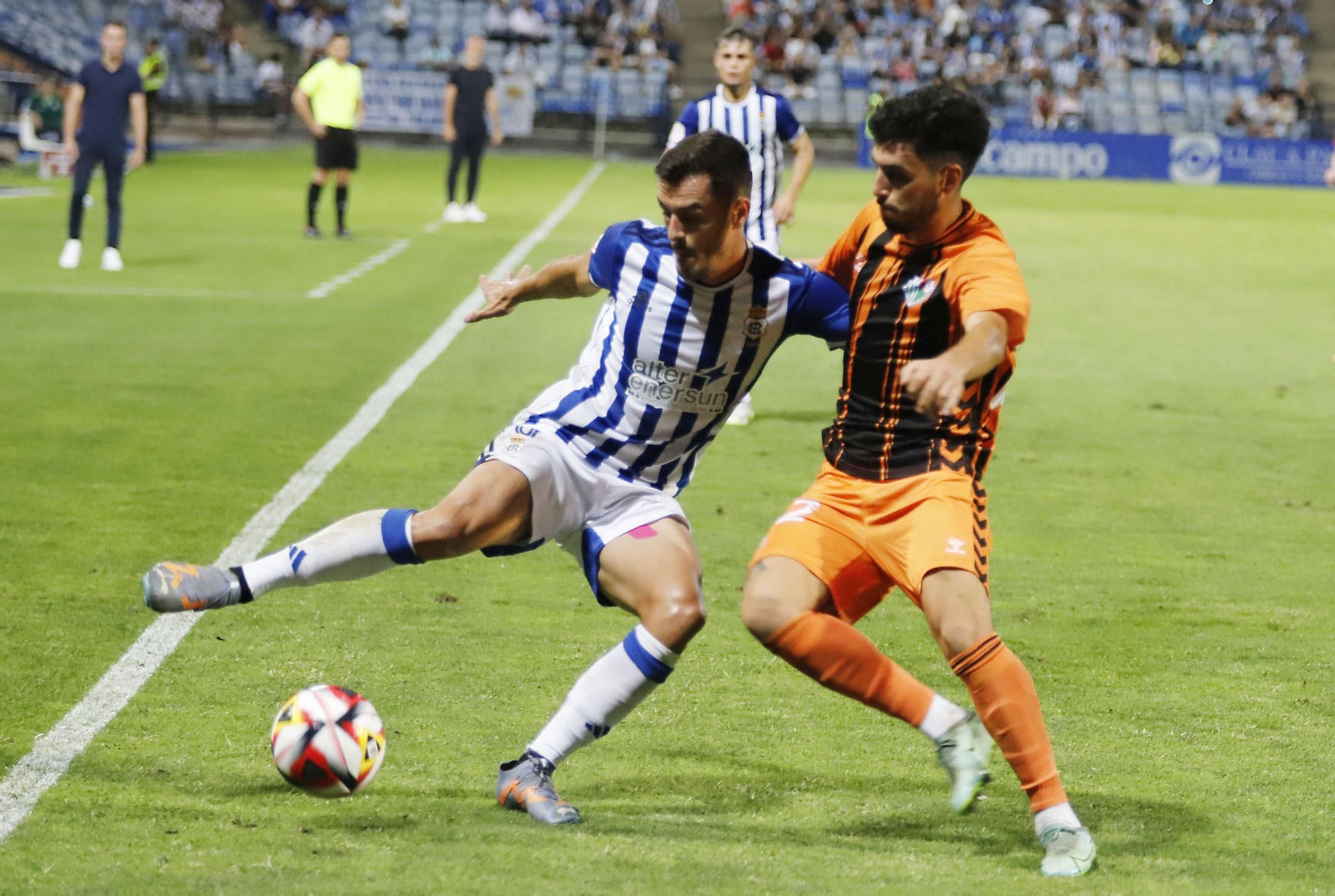 Imágenes del encuentro entre el Recreativo de Huelva y el Antequera CF