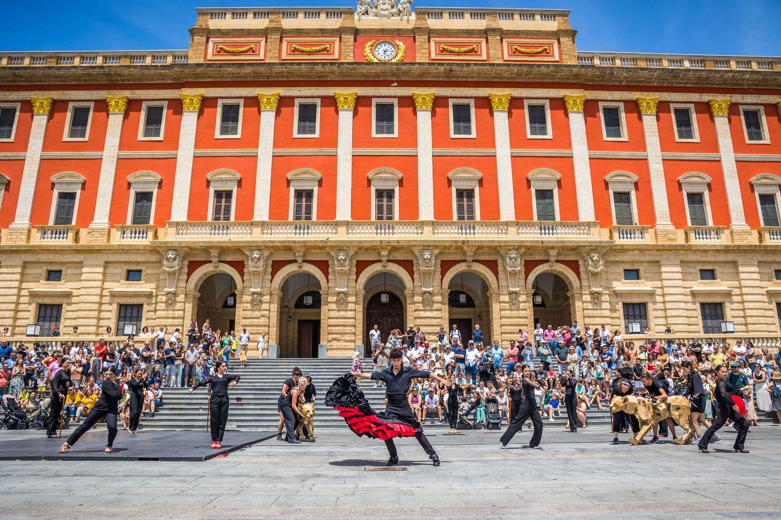 Las imágenes de 'La estampida' en San Fernando