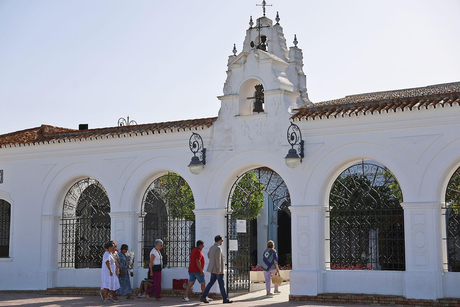 Imágenes de la ofrenda floral a la Virgen de La Cinta