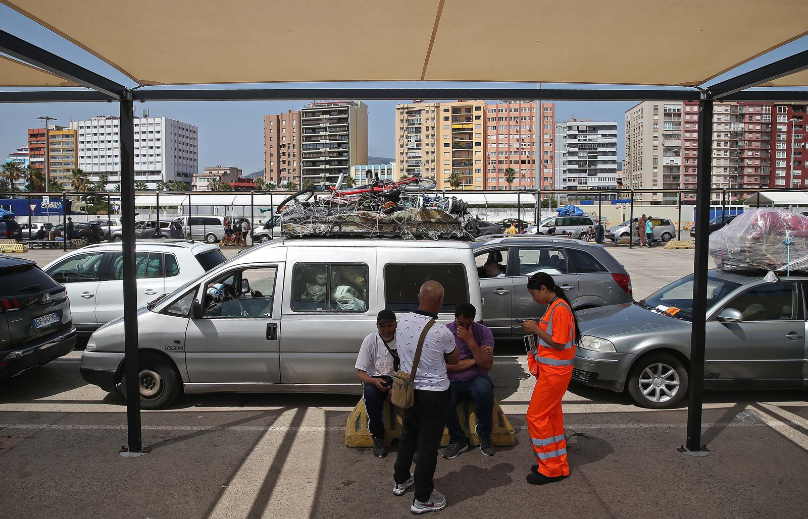 Fotos del domingo en la Operación Paso del Estrecho en Algeciras