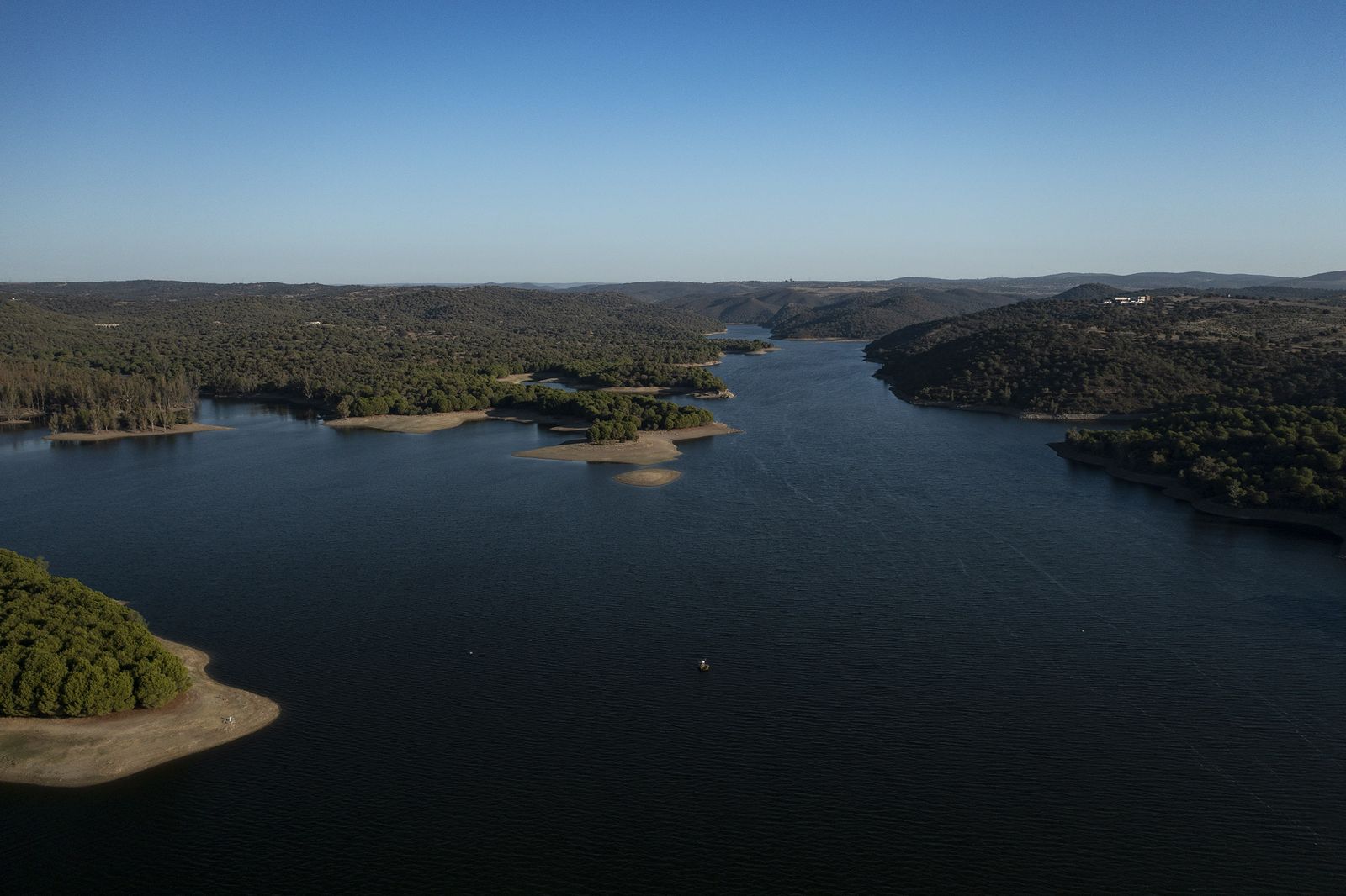 El pantano del Gergal, de la Unidad Territorial de la que se surte Emasesa y Aljarafesa.