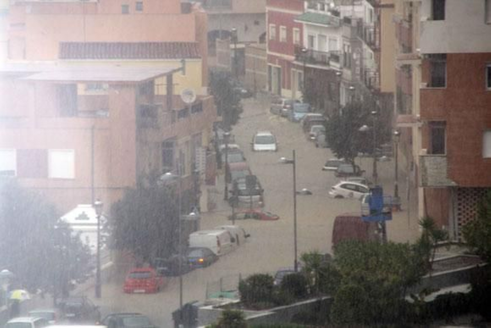 Lluvias en Algeciras
