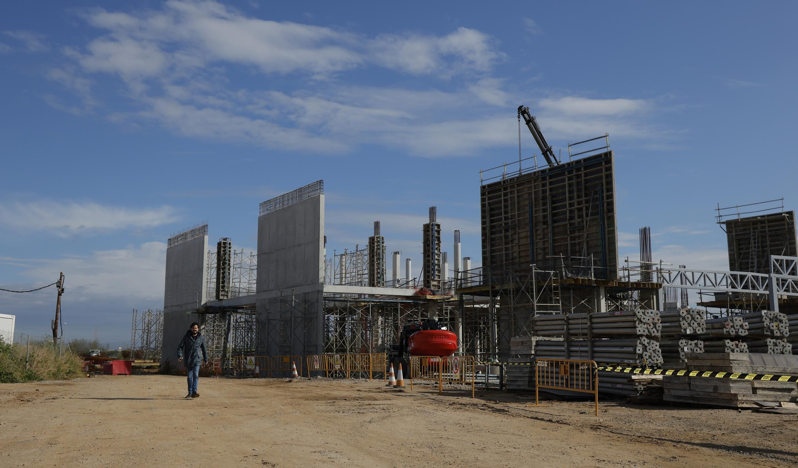Los avances de la linea 3 del metro de Sevilla, en fotos