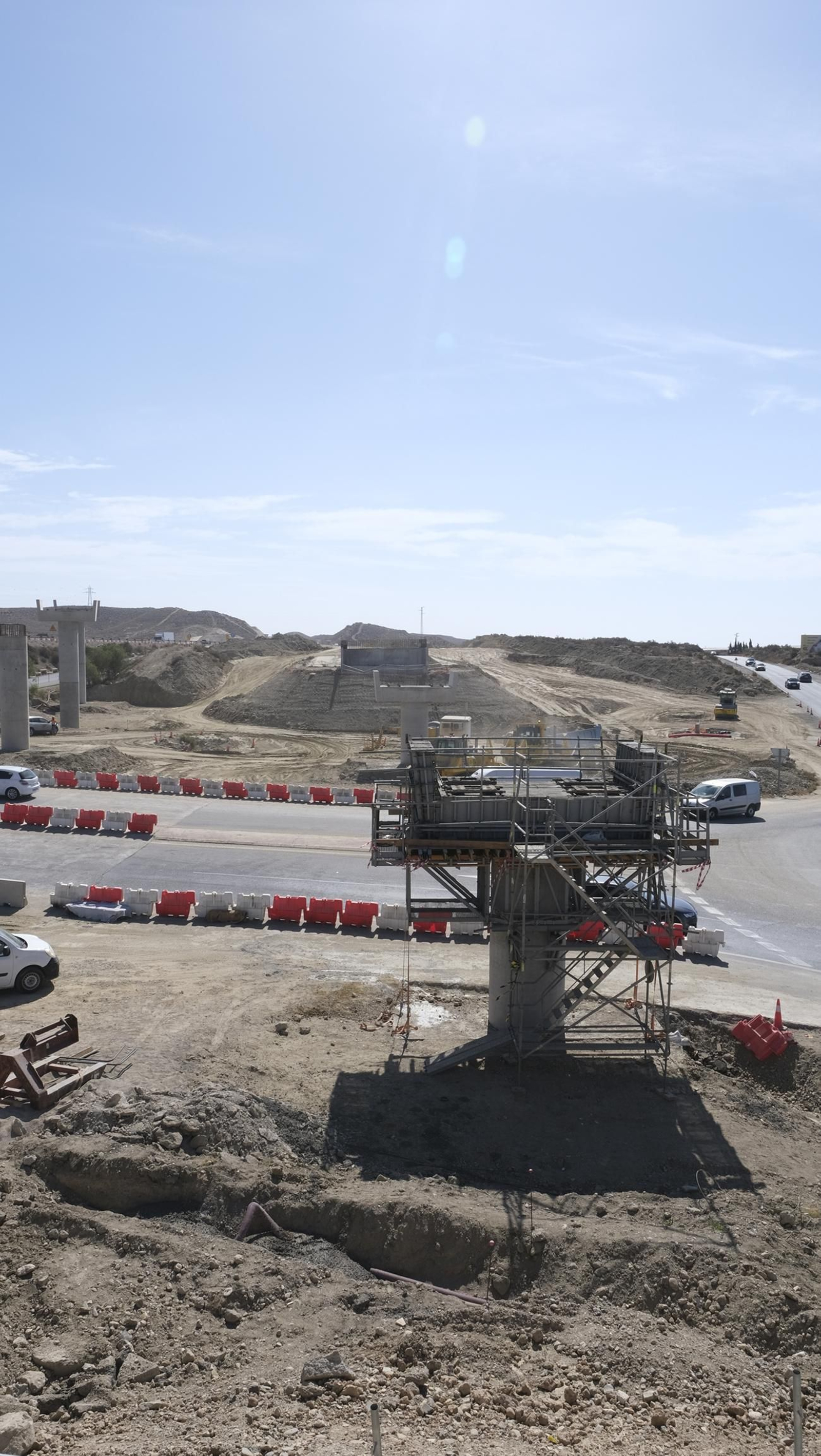 Las obras del nuevo enlace de Viator, en imágenes