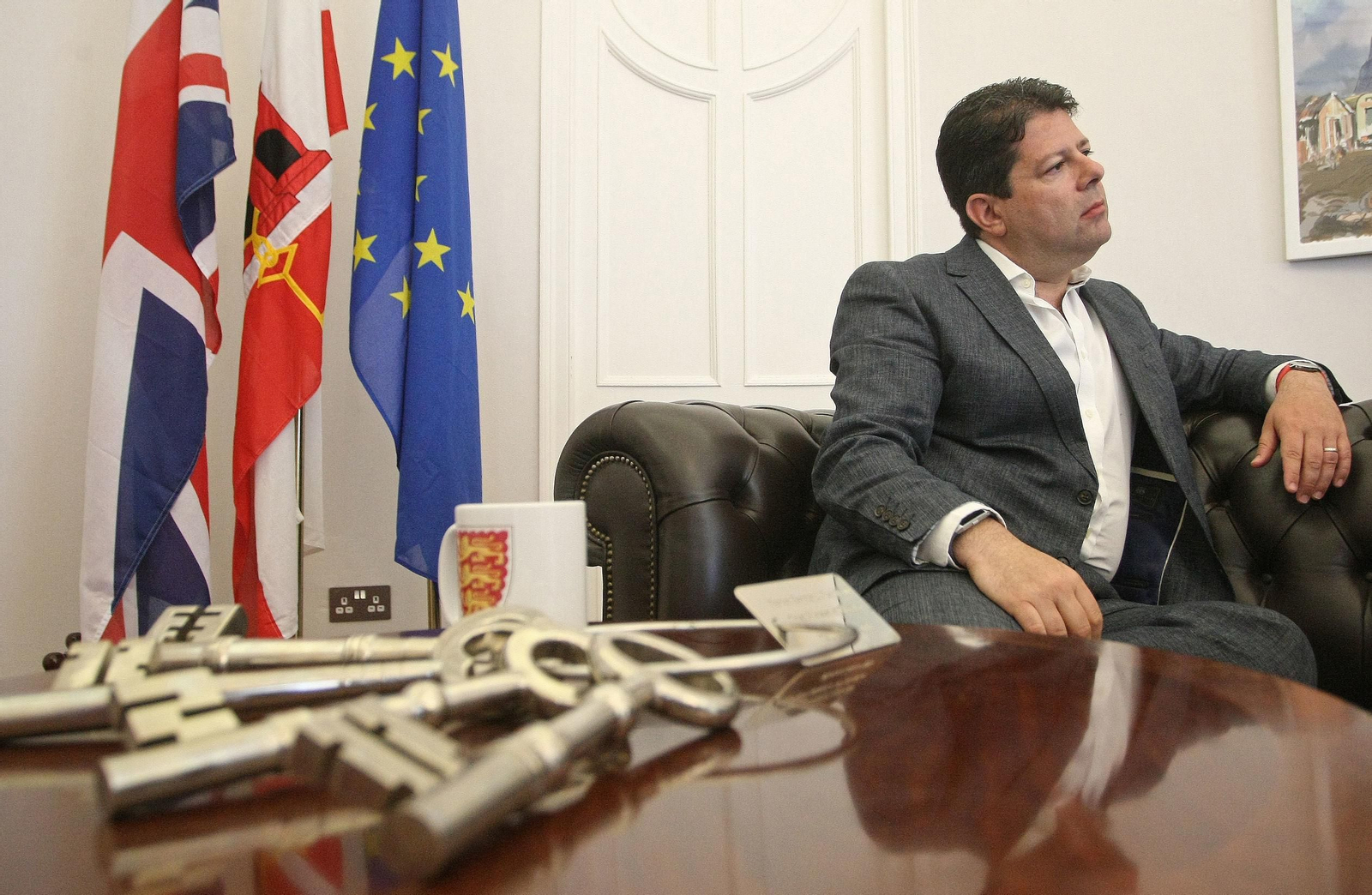 Fabián Picardo, ministro principal de Gibraltar.