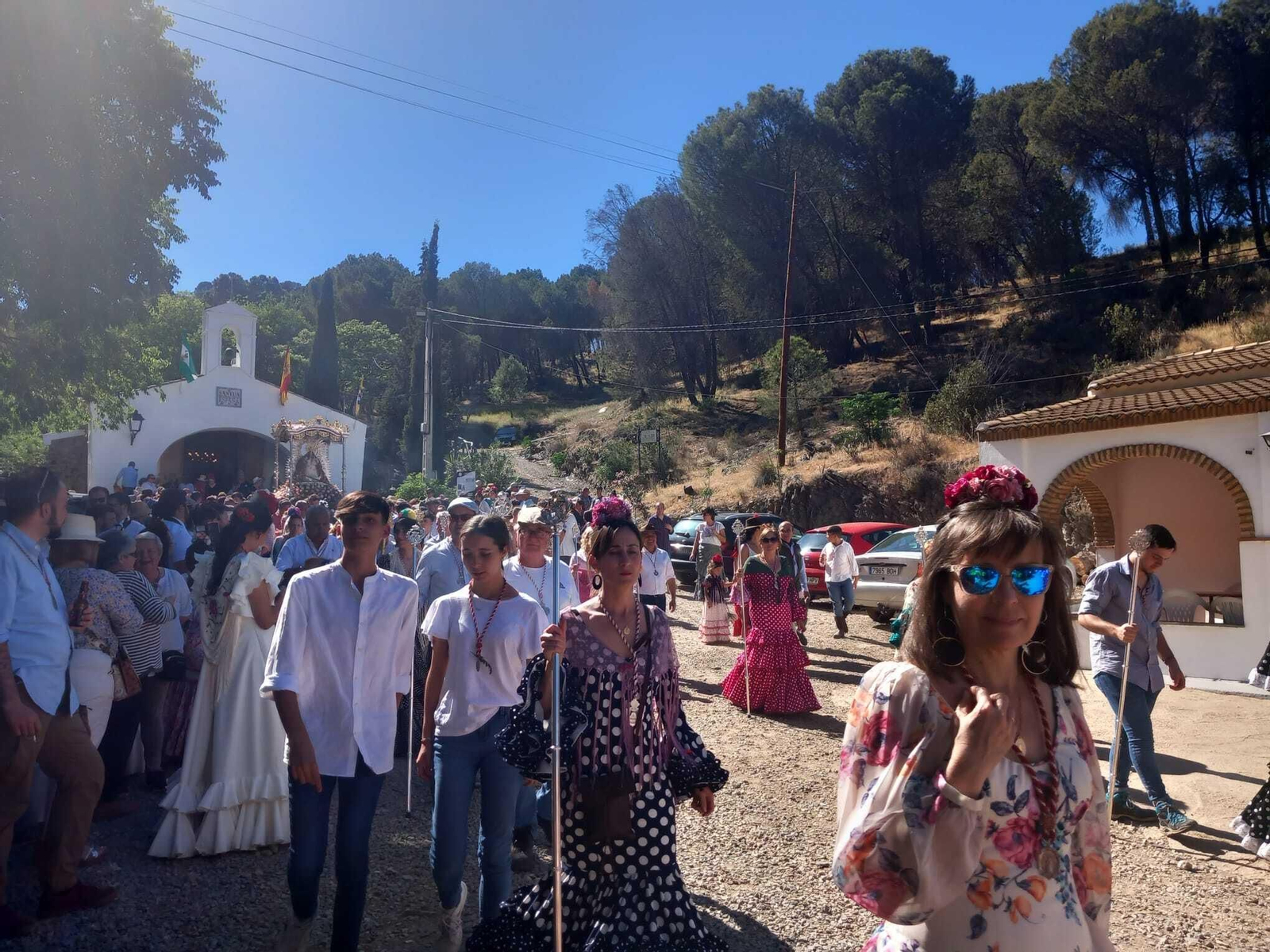 La Romería de Nuestra Señora de la Coronada en Calañas, en imágenes