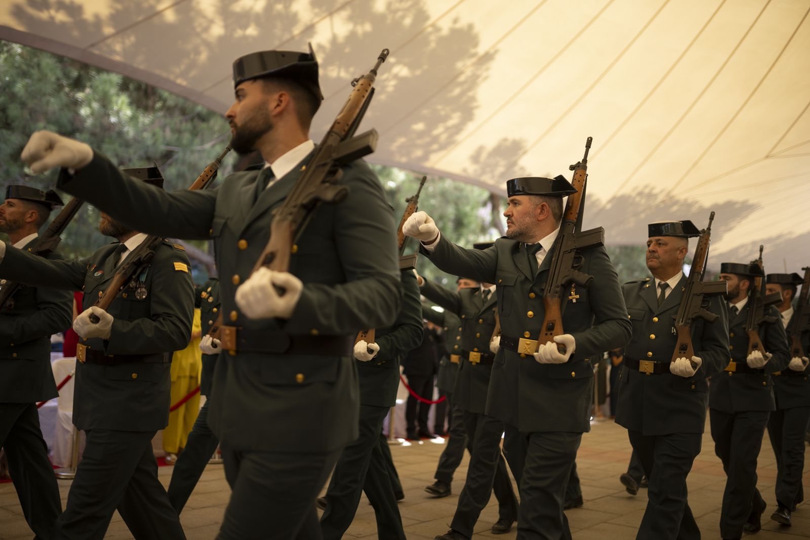 Imágenes de los actos de celebración de la festividad de la patrona de la Guardia Civil, la Virgen del Pilar.