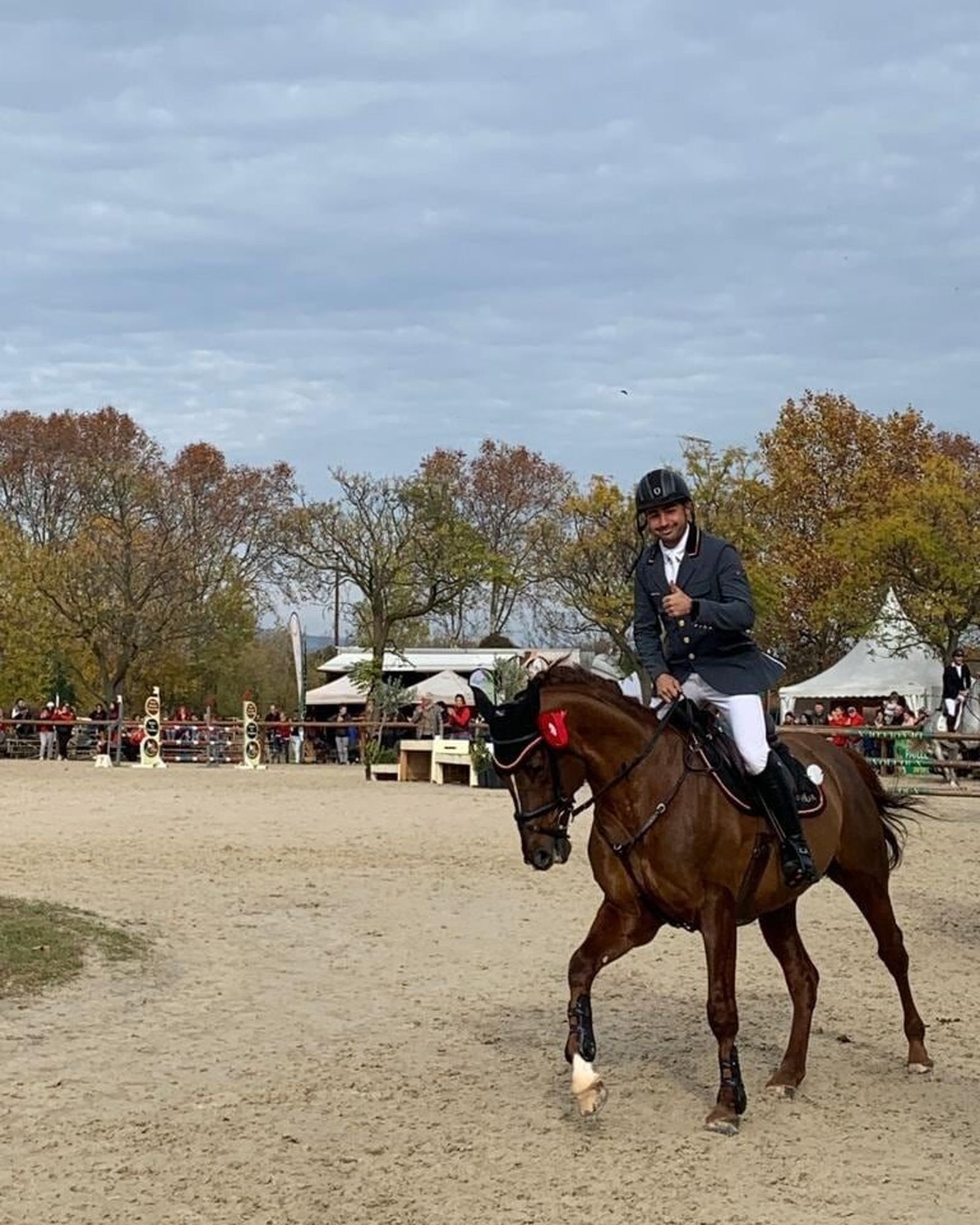 Francisco Gaviño, satisfecho con el concurso realizado en el internacional 2*L de Le Pouget.