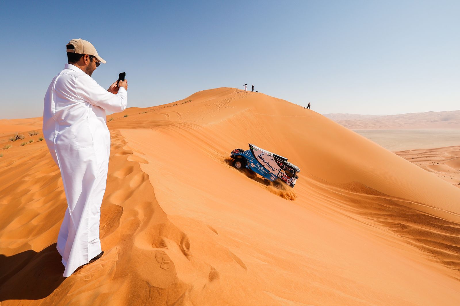 Las mejores fotos del Dakar por las dunas