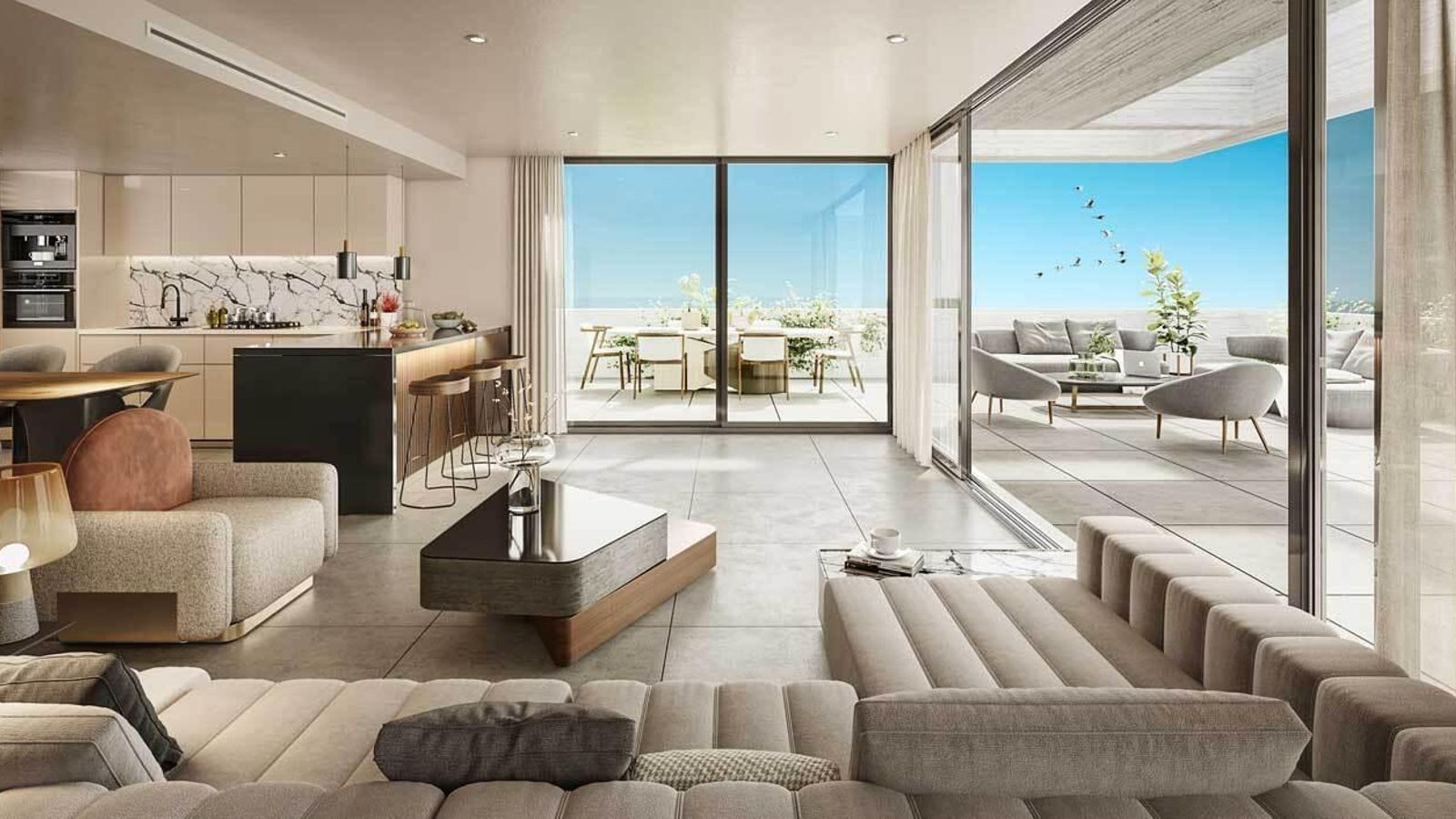 El interior de una de las viviendas.