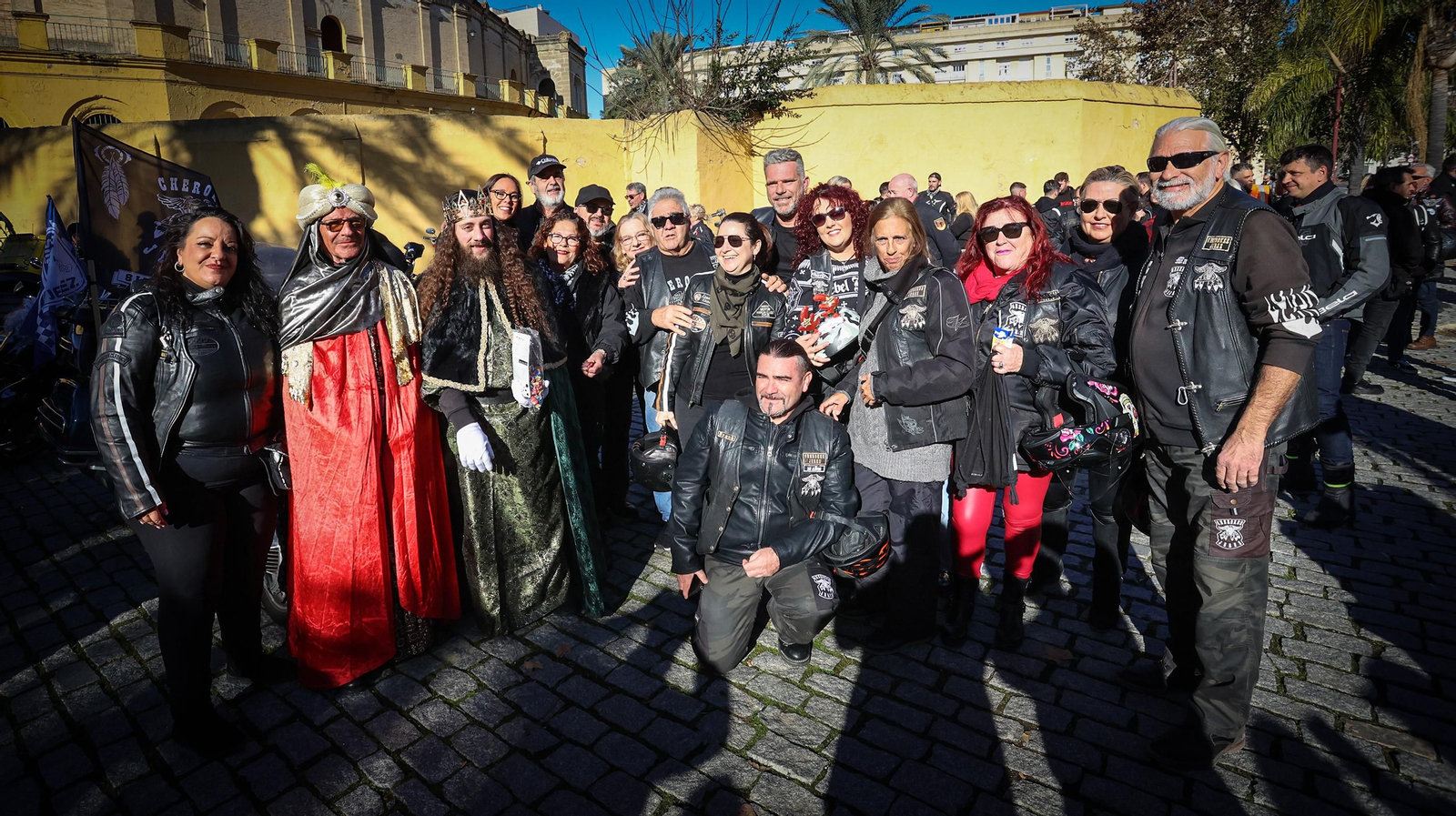 Búscate en la gran motorada solidaria celebrada en Jerez