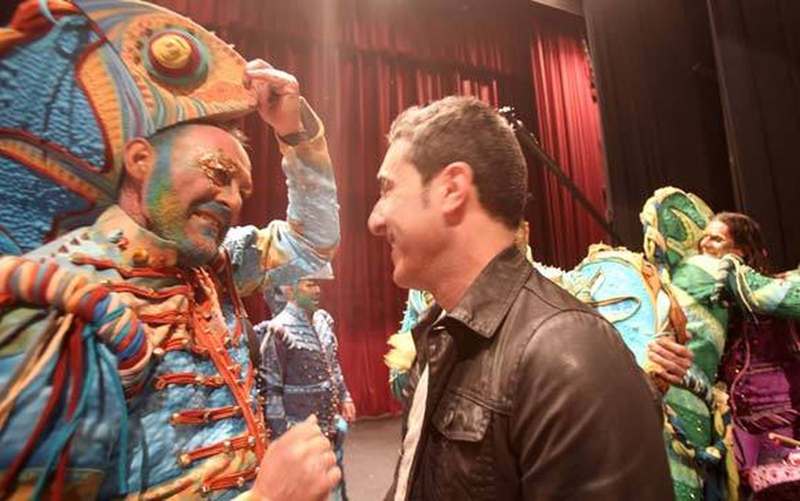 Cristóbal Morales y Antonio Martínez Ares, al finalizar una actuación en el pasado Concurso./Lourdes de Vicente