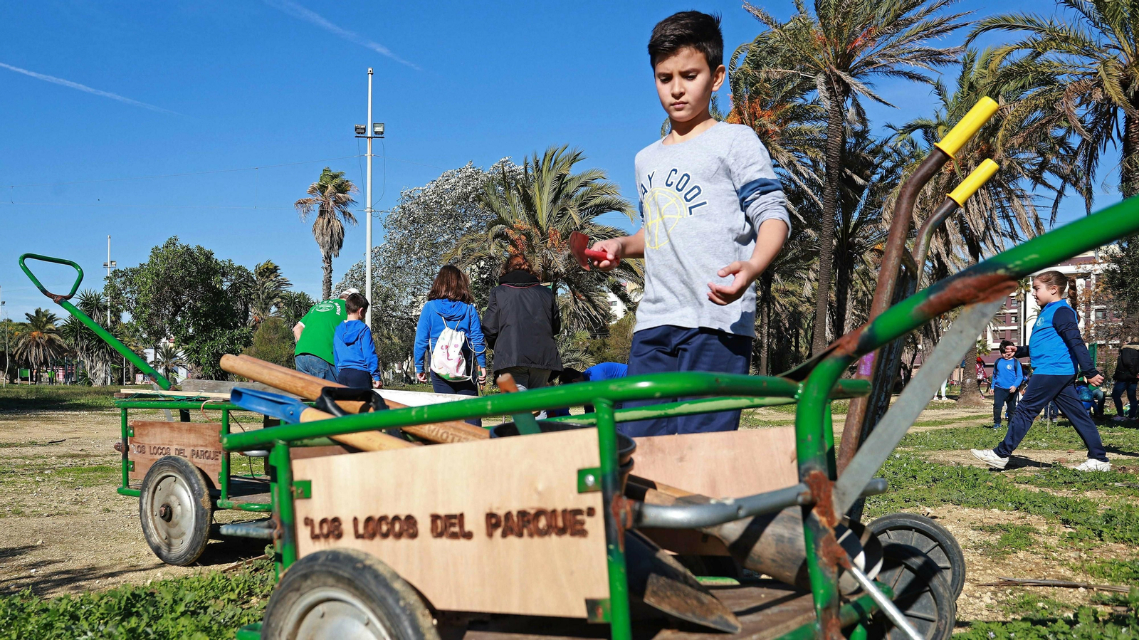 Las mejores fotos de la repoblación del Parque Princesa Sofía