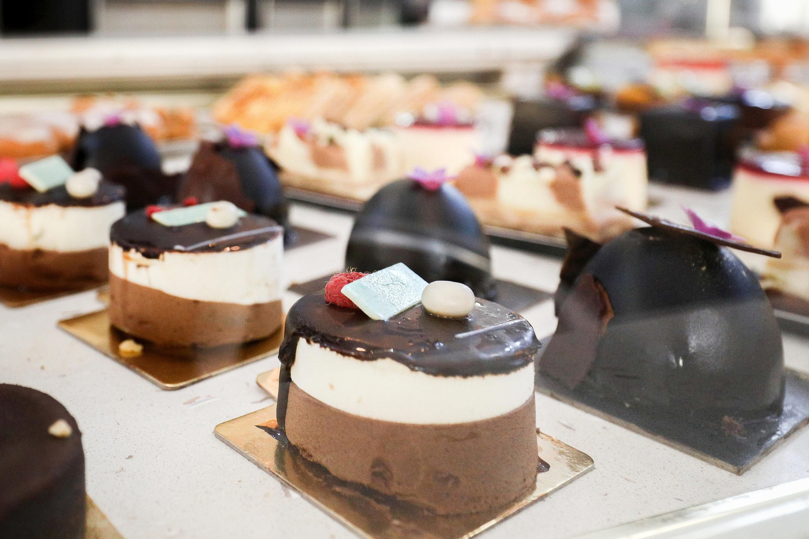 Algunas de las especialidades de la pastelería francesa La Belle de Cadix.