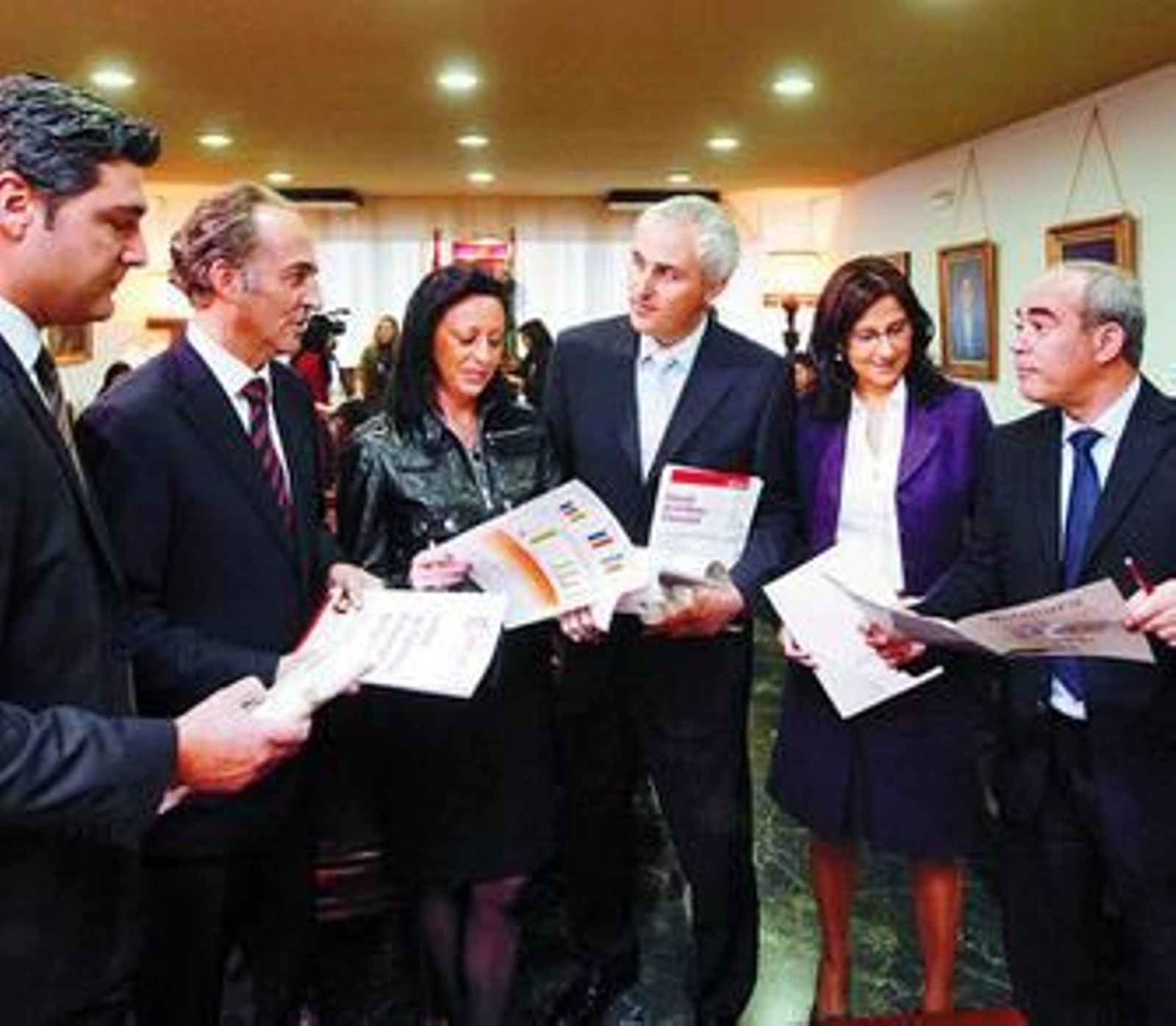 Un momento de la presentación del Índice de Confianza ayer en la Cámara de Comercio.