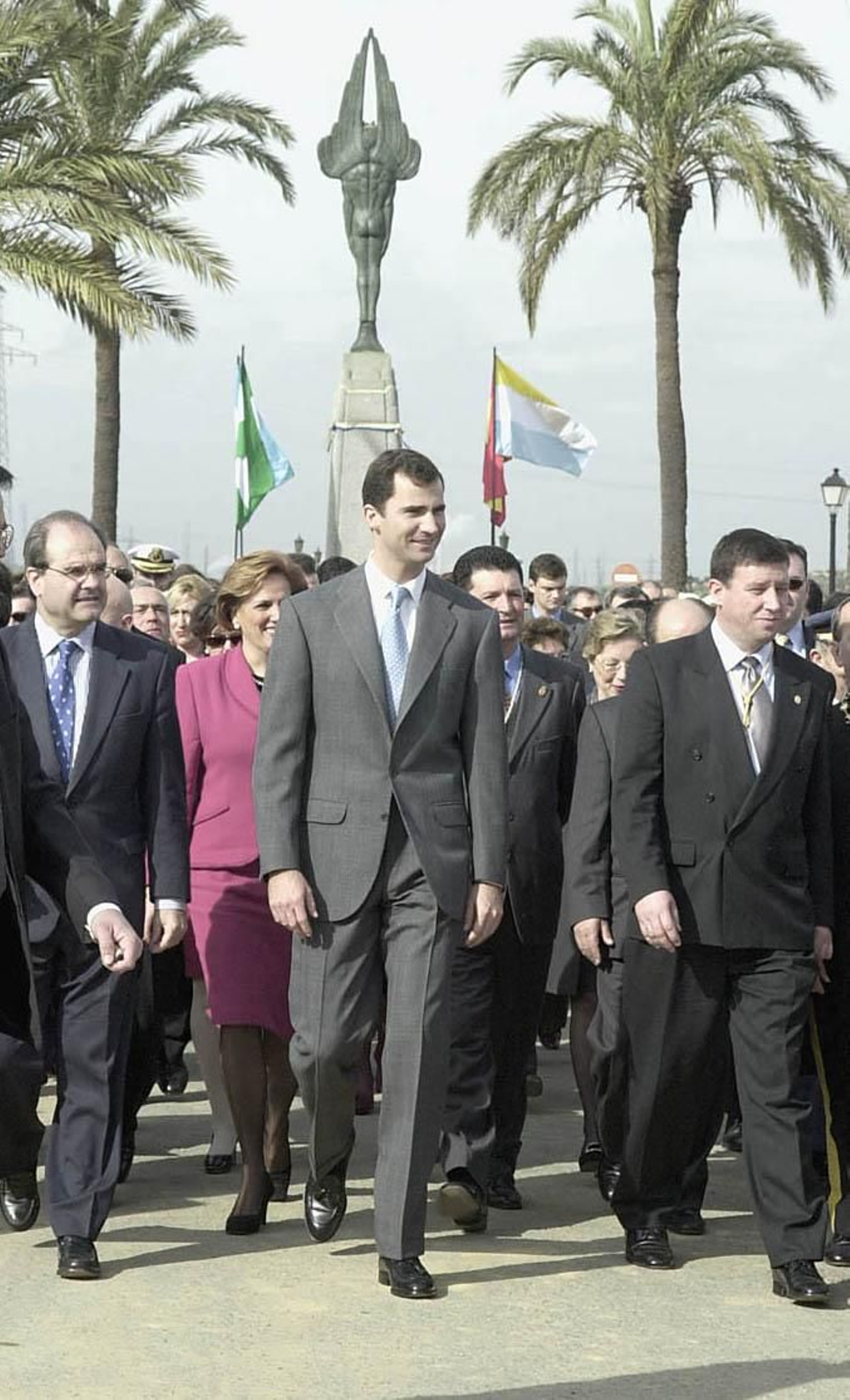 Felipe VI en Palos de la Frontera: cuando aún era príncipe y se celebraba el 75º aniversario del Plus Ultra