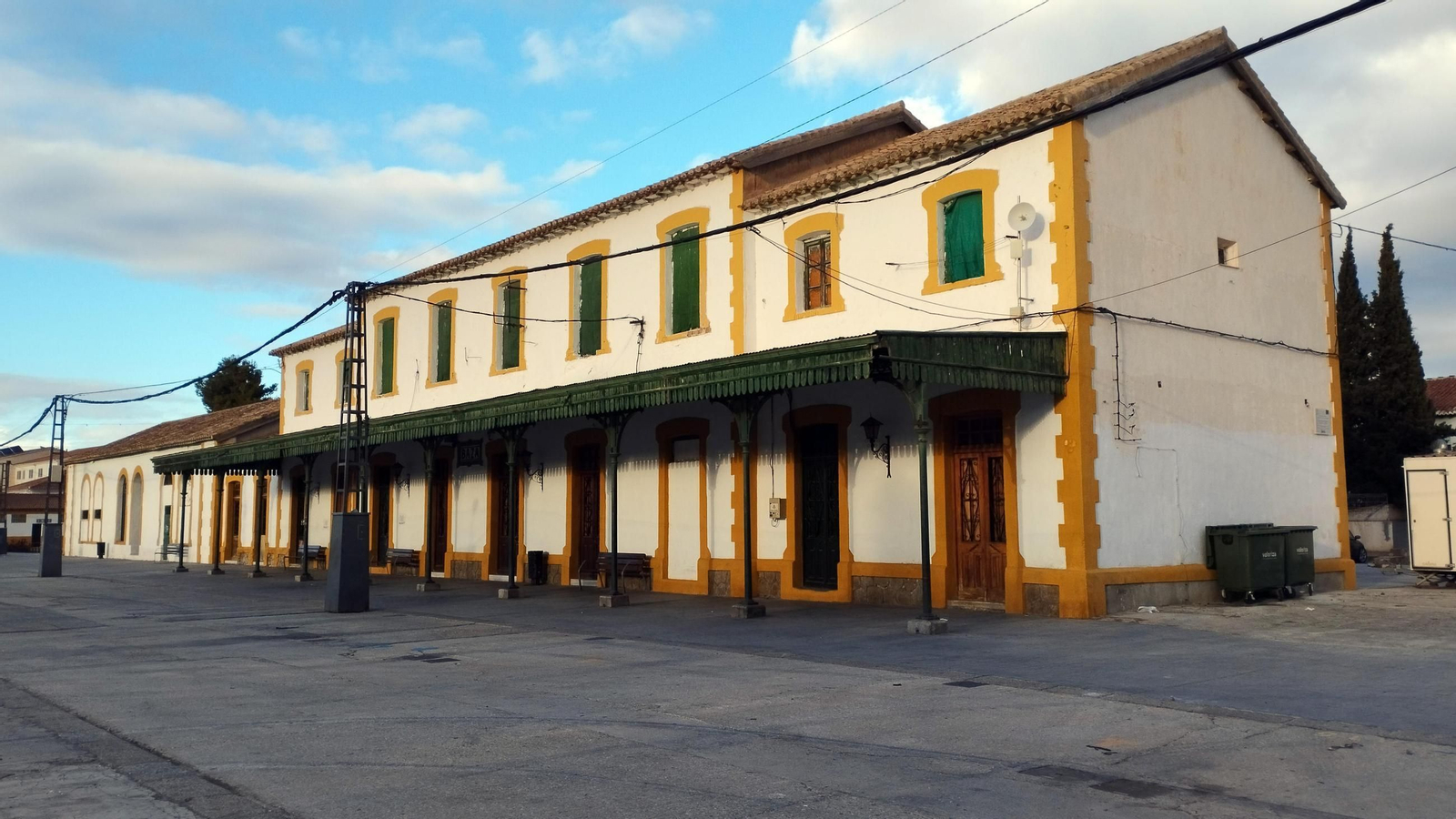 Imagen de archivo de la antigua estación de ferrocarril de Baza