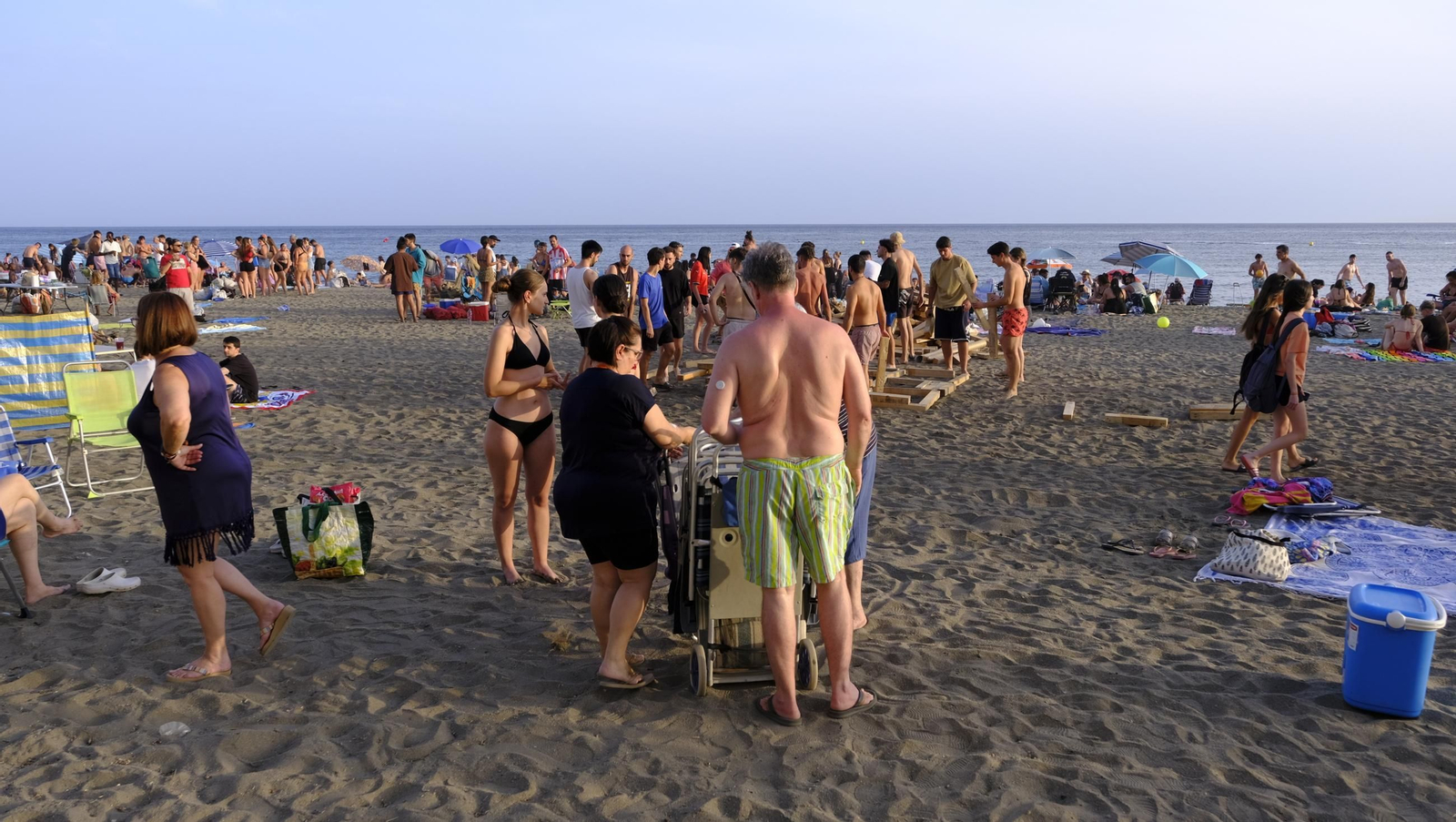 La Noche de San Juan en Almería, en imágenes