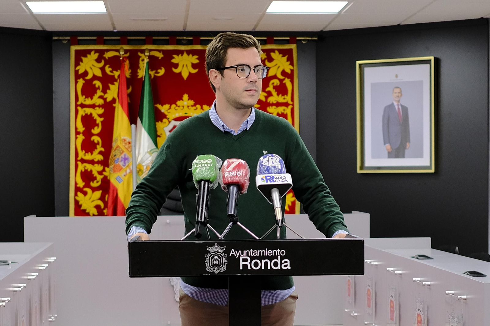 Ángel Martínez, delegado municipal de Personal y Educación del Ayuntamiento de Ronda.