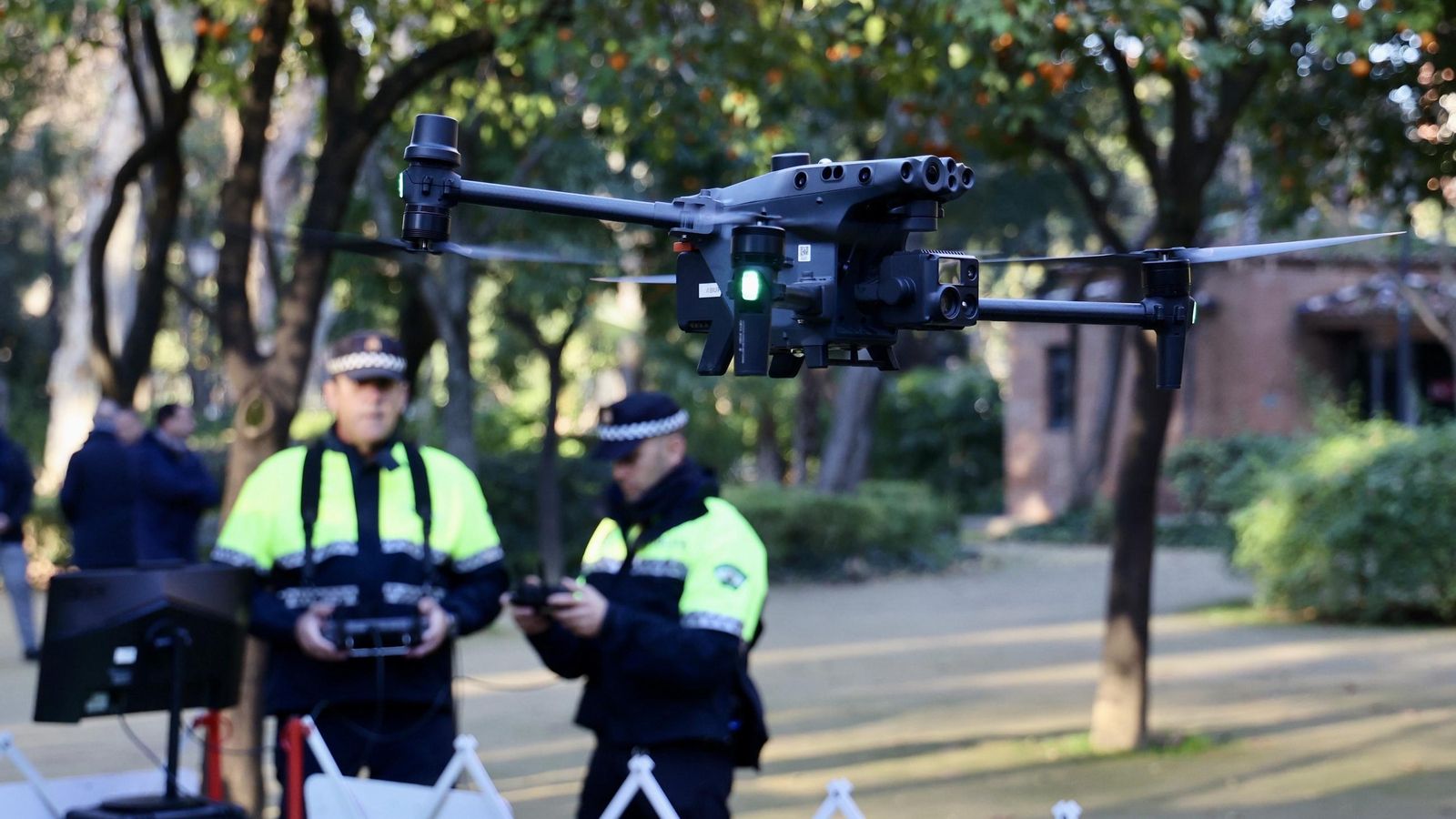 Los drones los controla la unidad especializada de la Policía Local