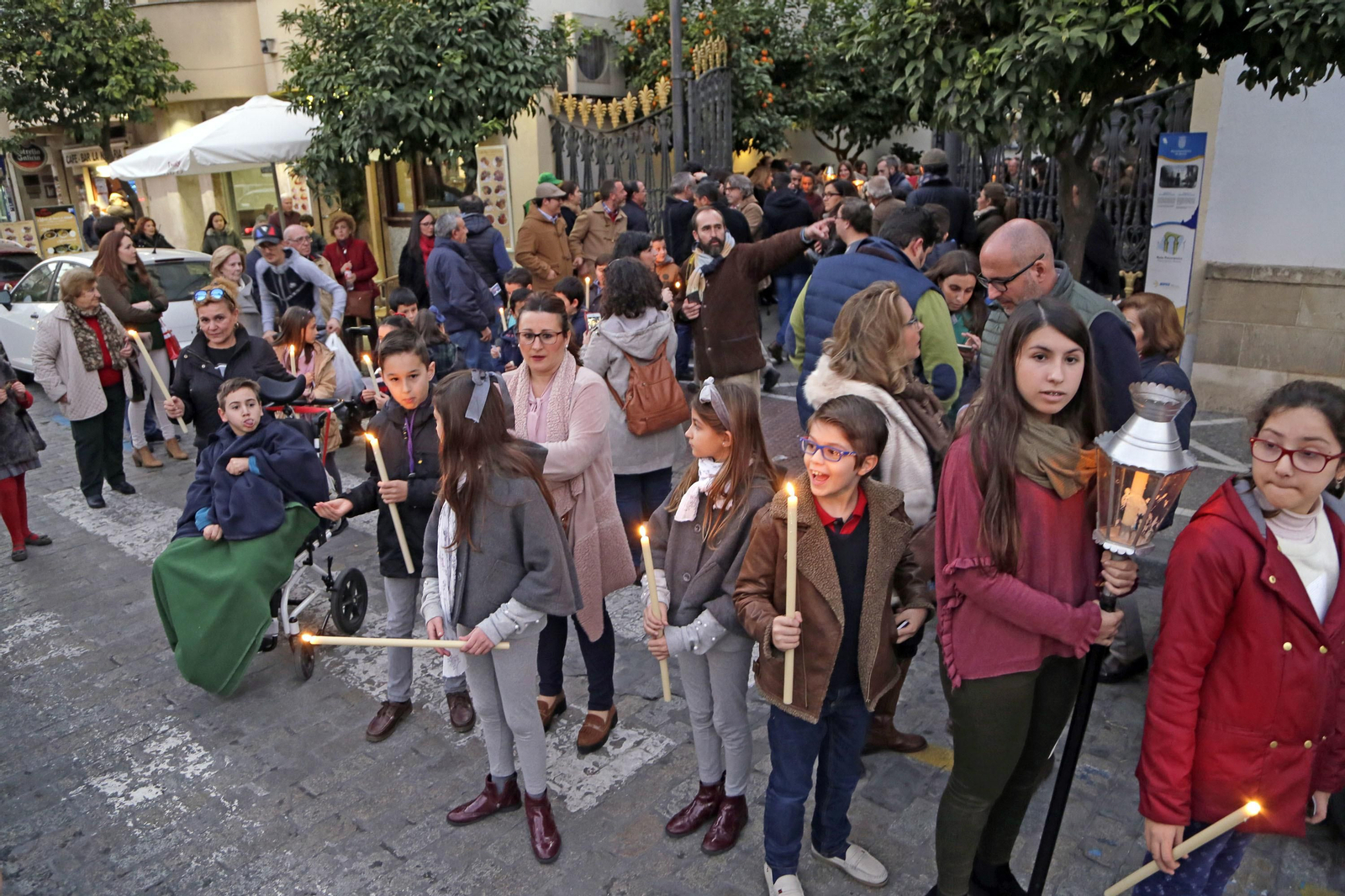 Procesión del Niño Jesús hacia el portal de Belén
