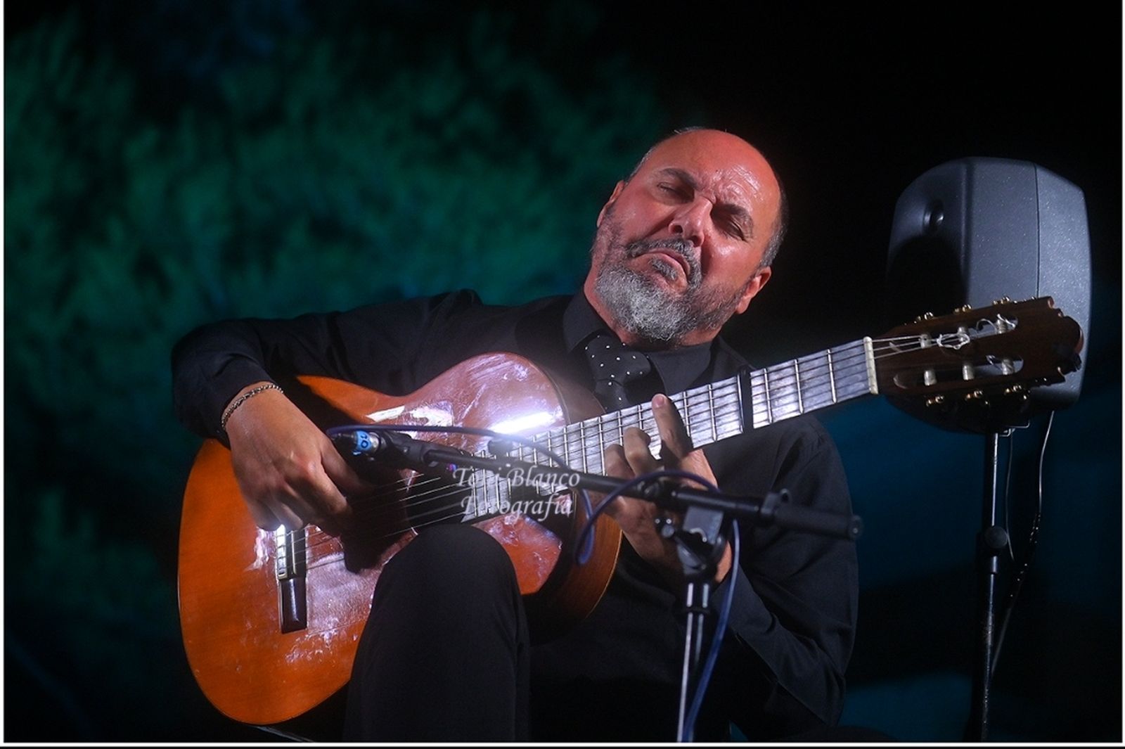 El guitarrista flamenco Rafael Montilla 'Chaparro Hijo'.