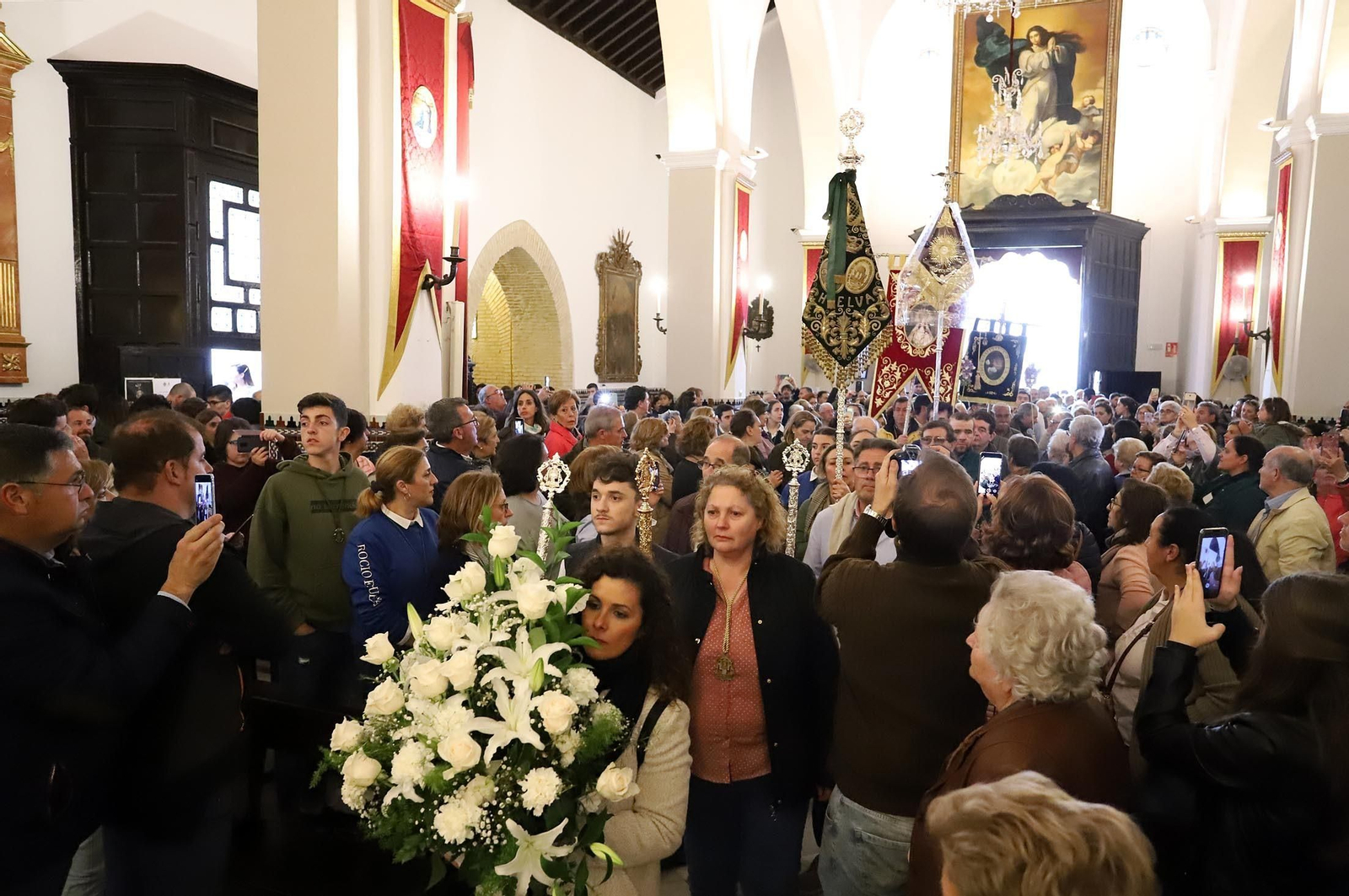 Imágenes de la llegada de la Hermandad del Rocío de Huelva a Almonte