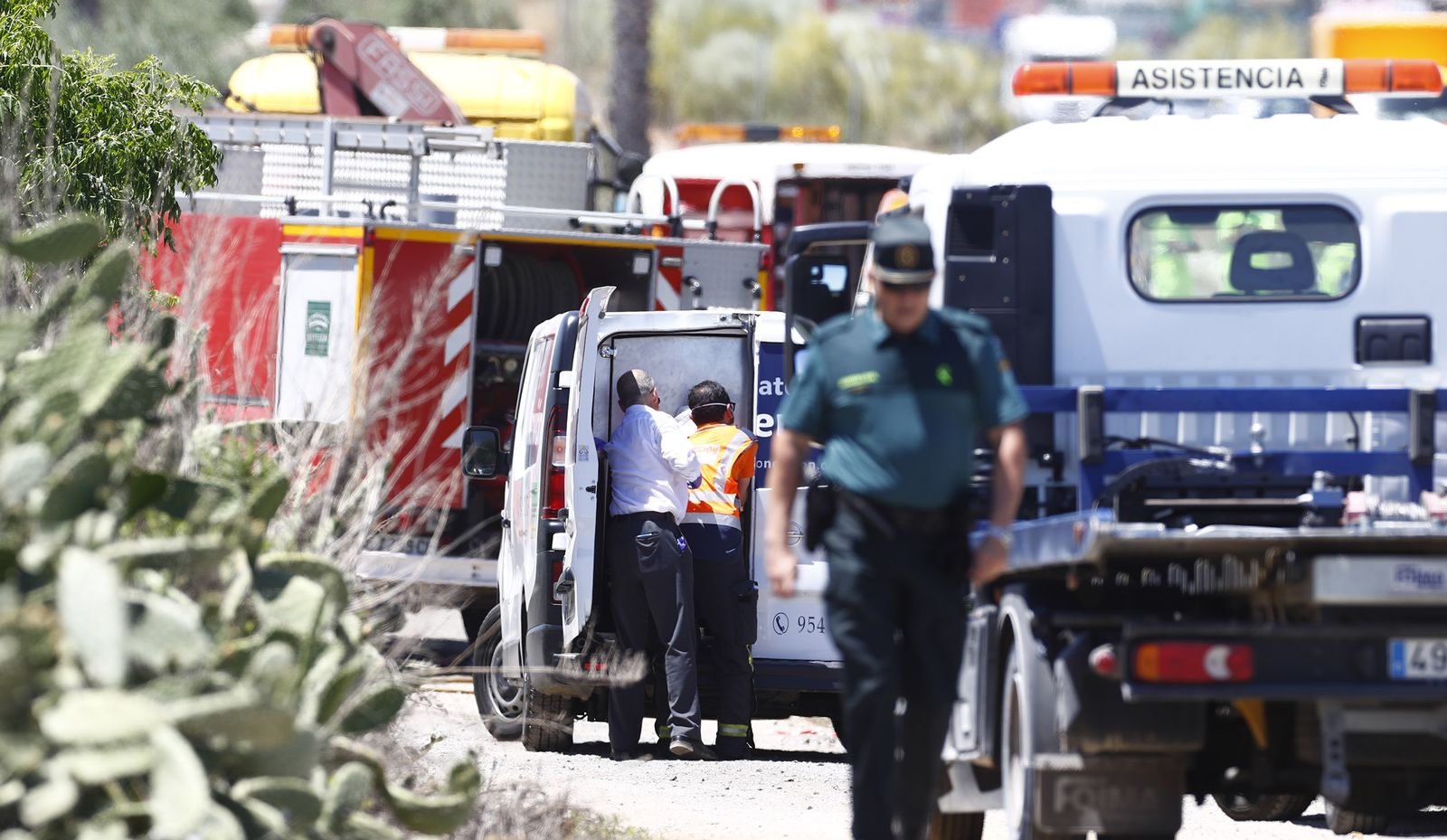 El lugar del accidente, el 1 de junio de 2019.