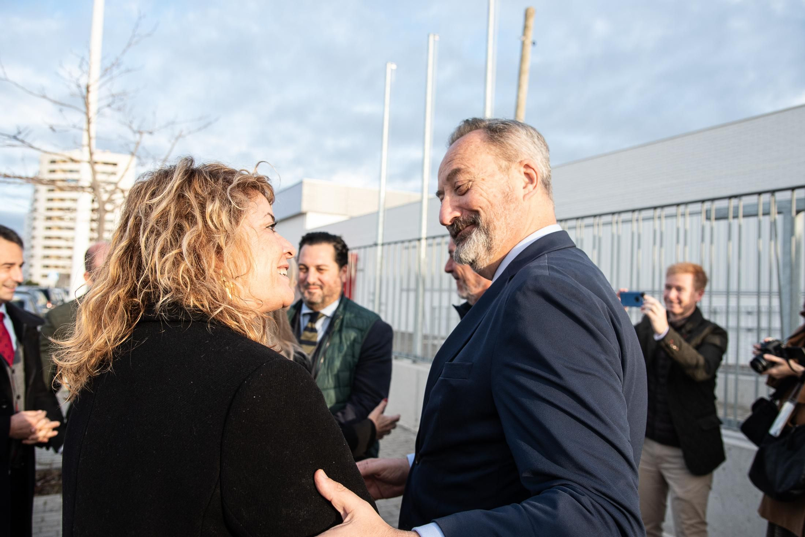 Imágenes de la visita de la Consejera de Desarrollo Educativo y Formación Profesional al nuevo colegio del Ensanche