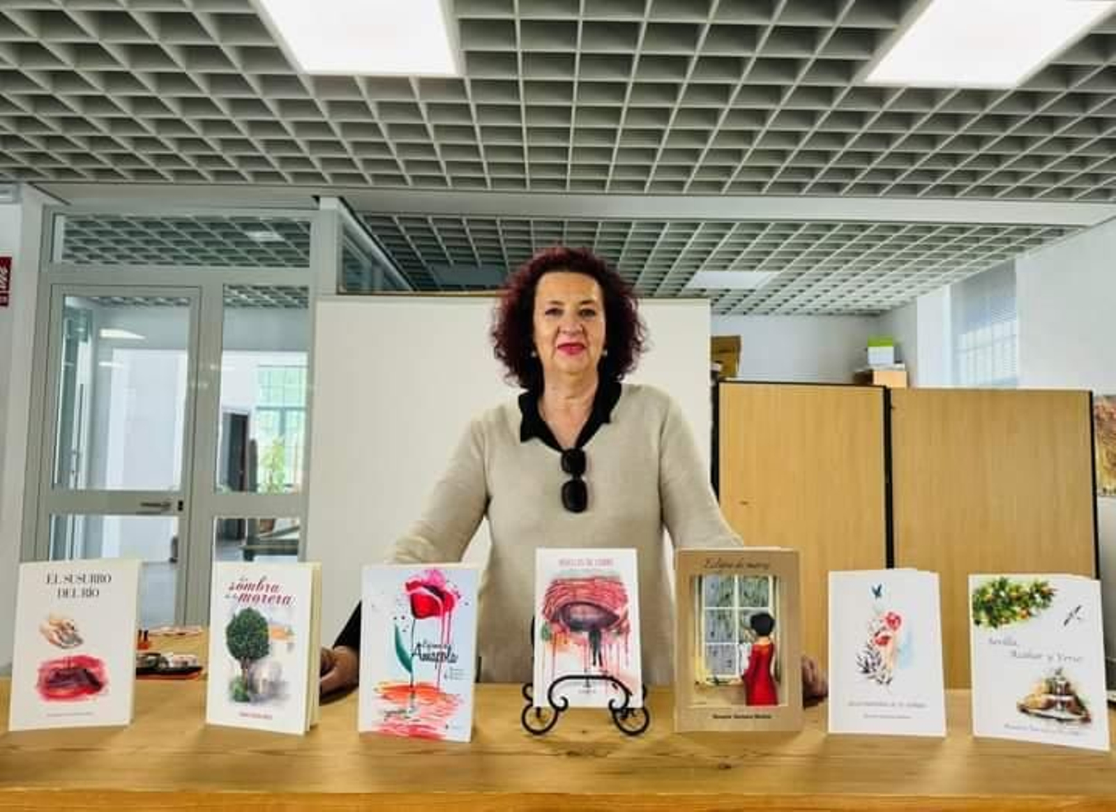 La autora Rosario Santana.