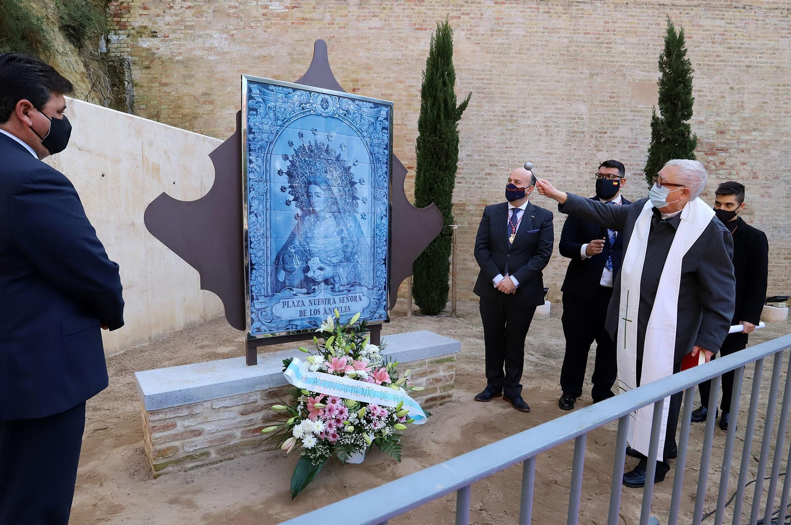 Imágenes de la inauguración de la Plaza Nuestra Señora de los Ángeles