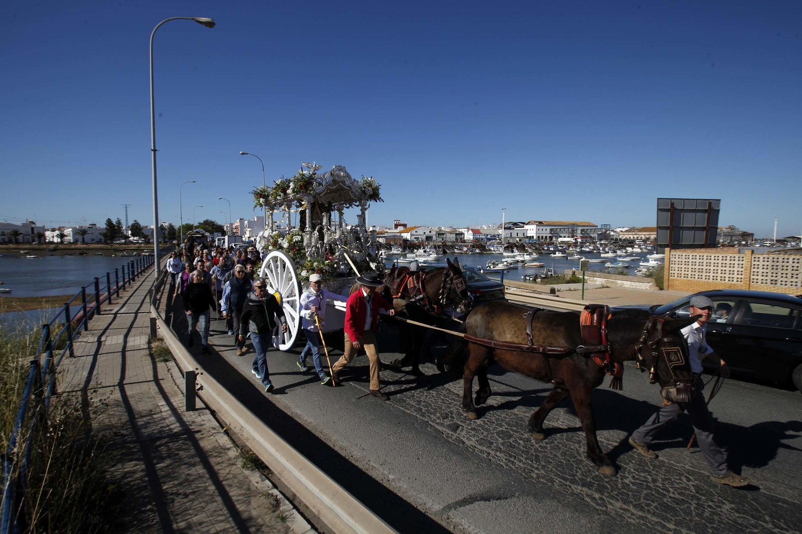 Salida de la hermandad de Isla Cristina