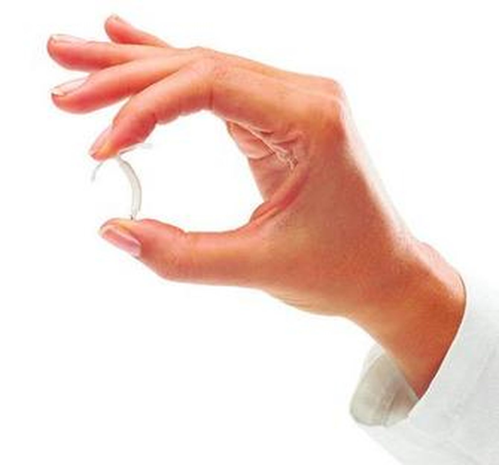 Muestra de un DIU hormonal.