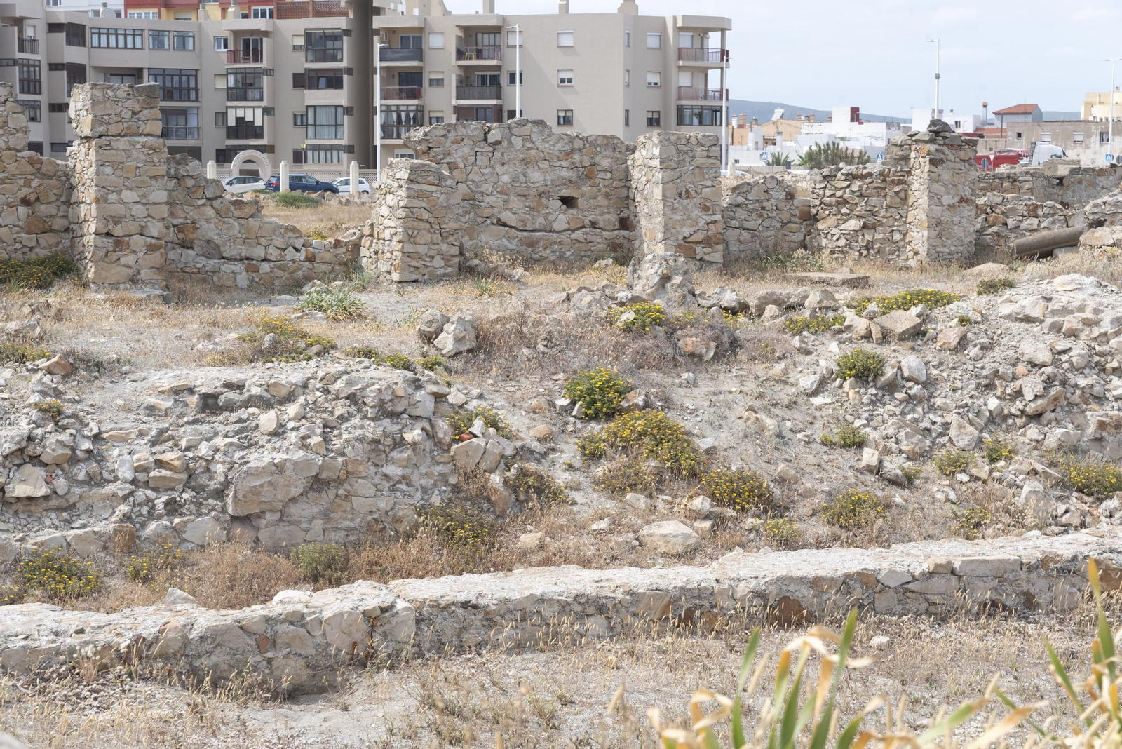Los restos del Fuerte de Santa Bárbara en La Línea, en la actualidad.