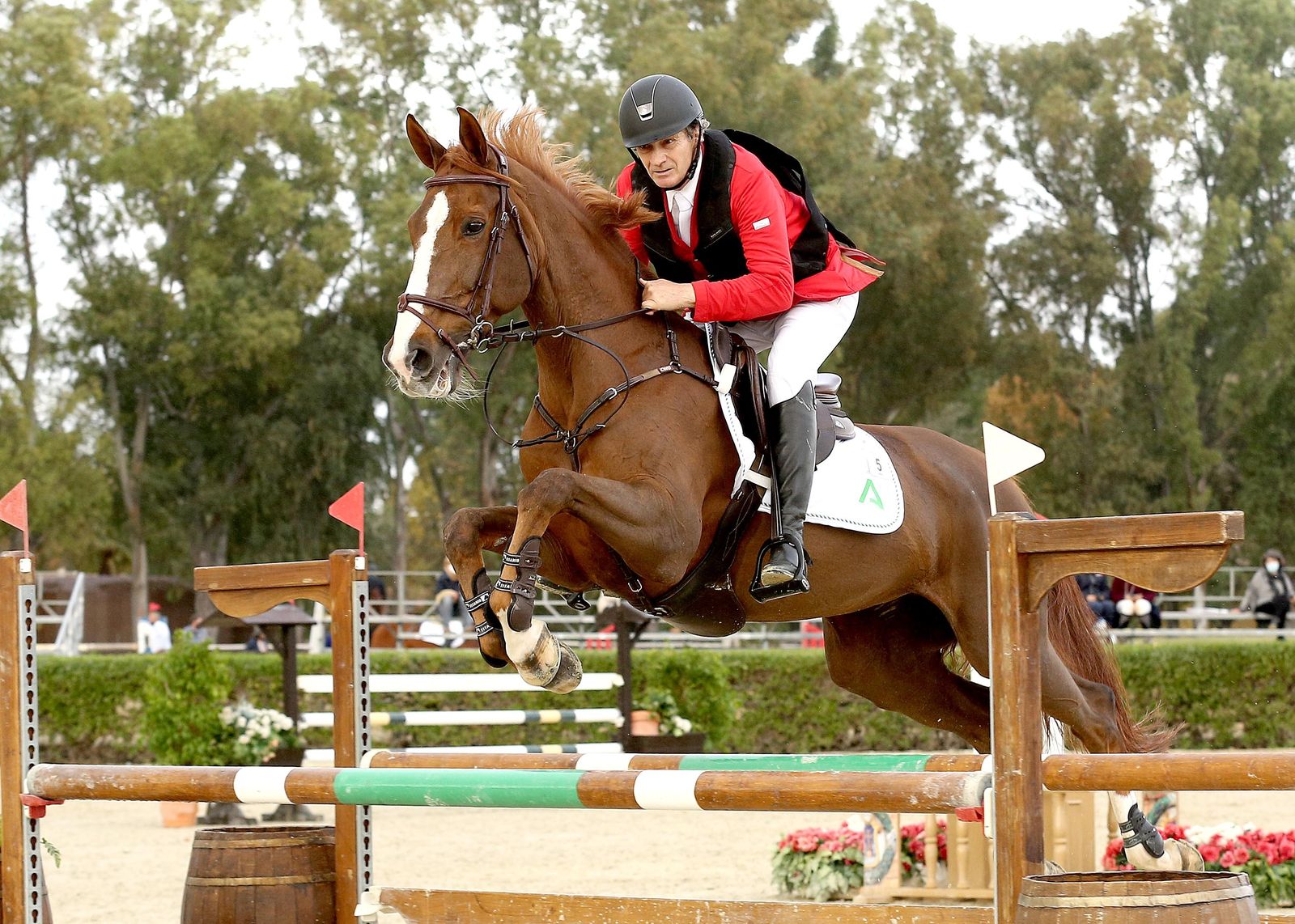 Salvador Astolfi , en acción con 'Roxanne de la Beranger'.