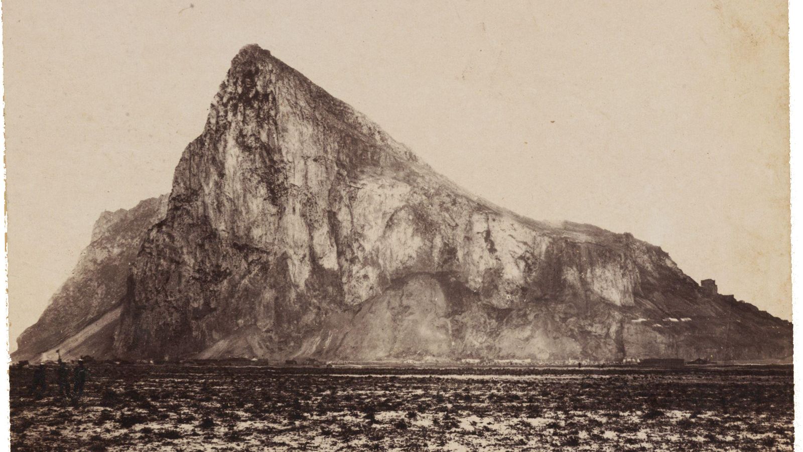 Una de las imágenes paisajísticas tomadas por Napper en el Peñón.