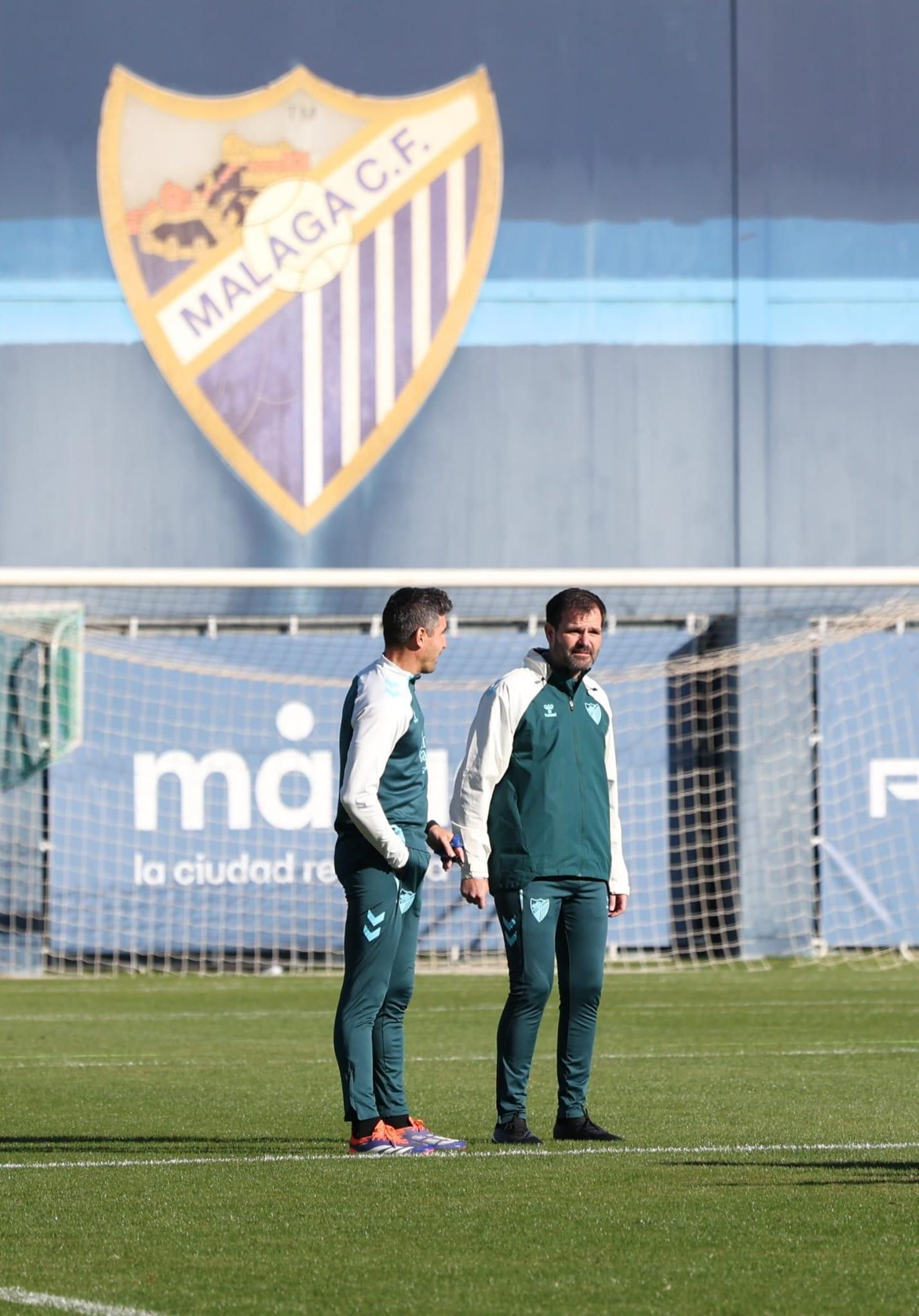 Juan Carlos Andrés ya ejerce como mano derecha de Funes en el Málaga CF