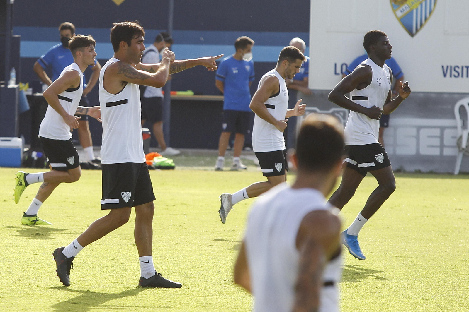 Las fotos del partido entre el Málaga y el Atlético Malagueño