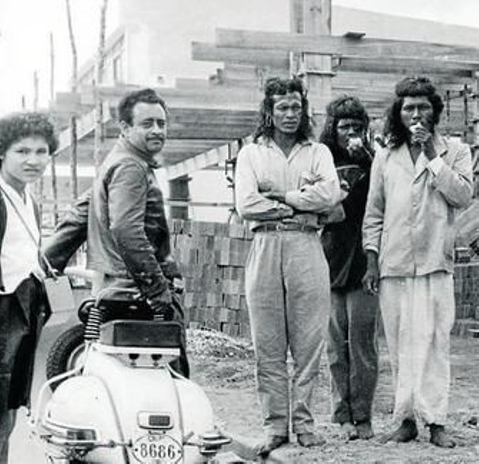 Una de las fotos que forman parte de la exposición 'Brasilia 1960'.